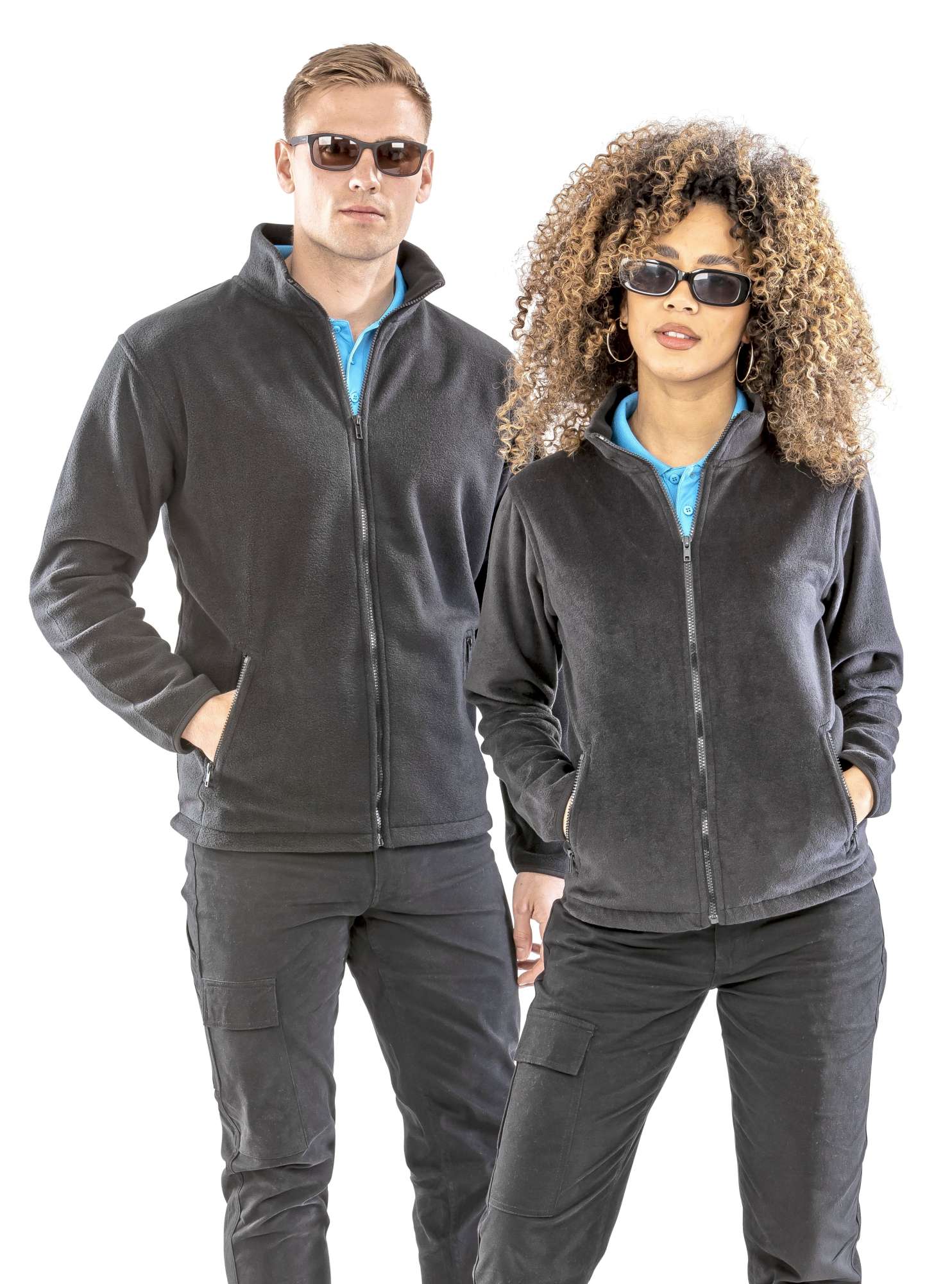 Result Core Norse Fleecejacke mit Slim-Fit für Damen, Pure Grey XL, RT220F