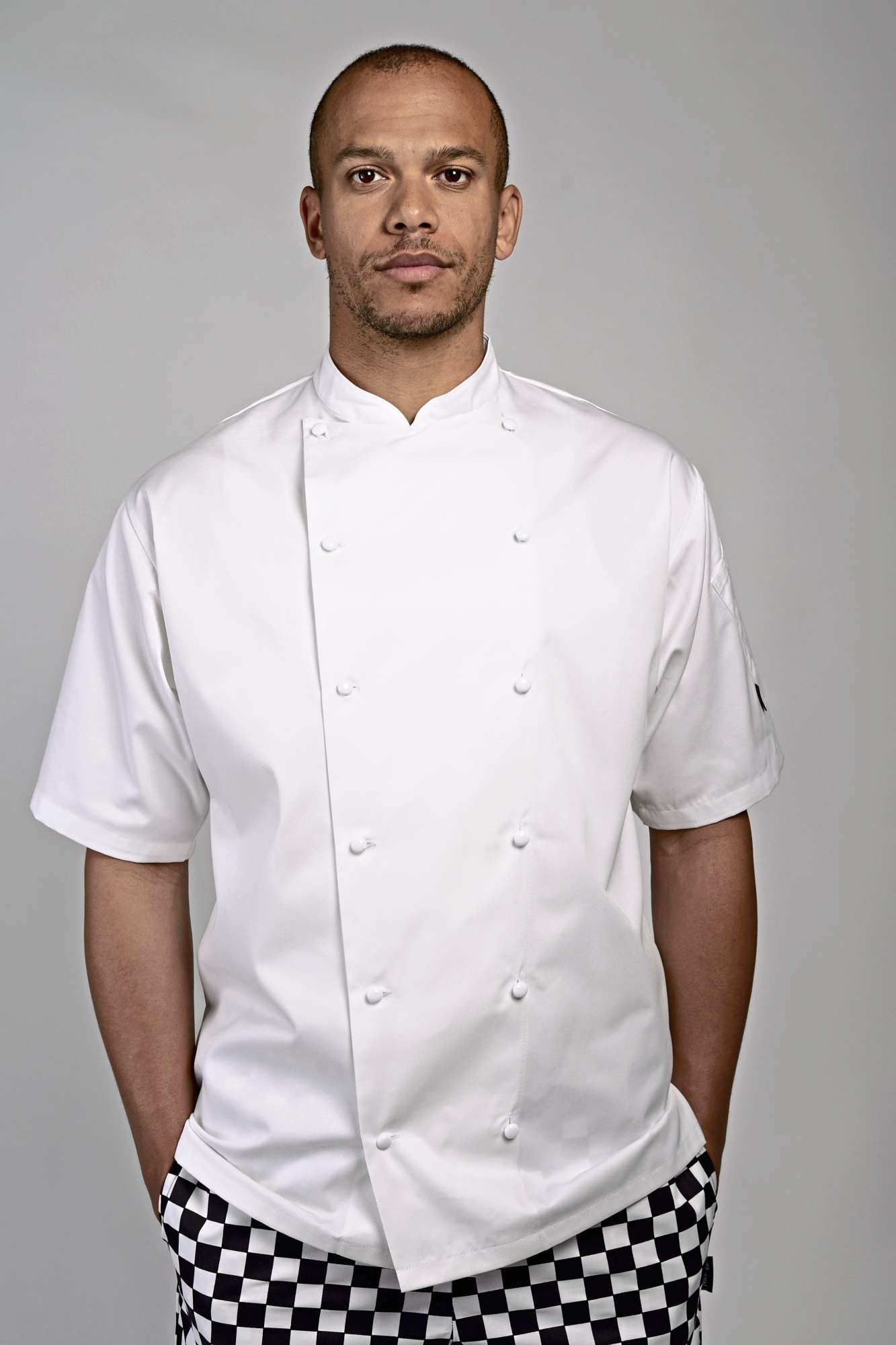Le Chef Executive Kochjacke Kurzarm mit Staycool-System, White XL, LF092S
