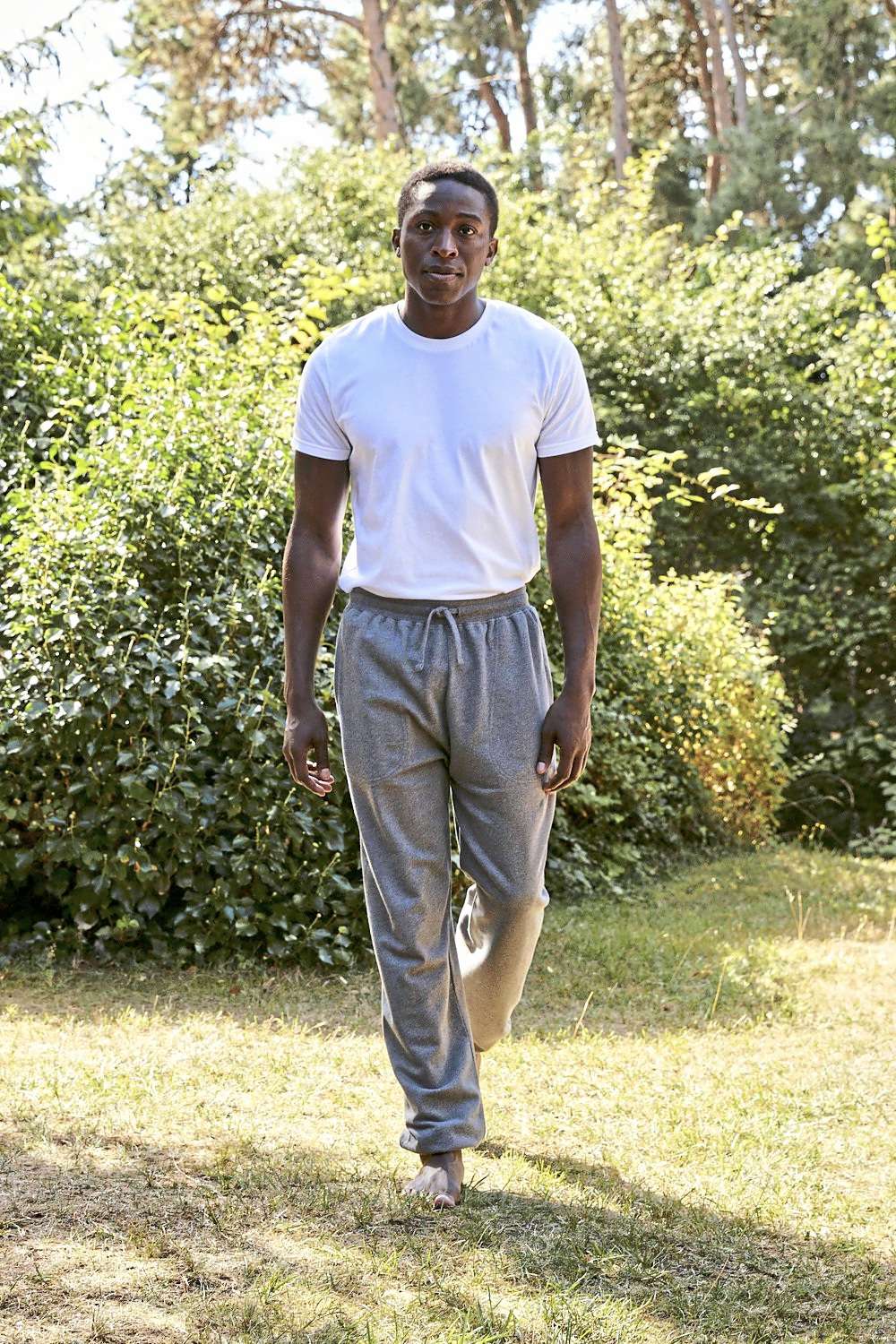 Neutral Fairtrade Sweatpants mit elastischen Bündchen, Bordeaux XL, NE74003