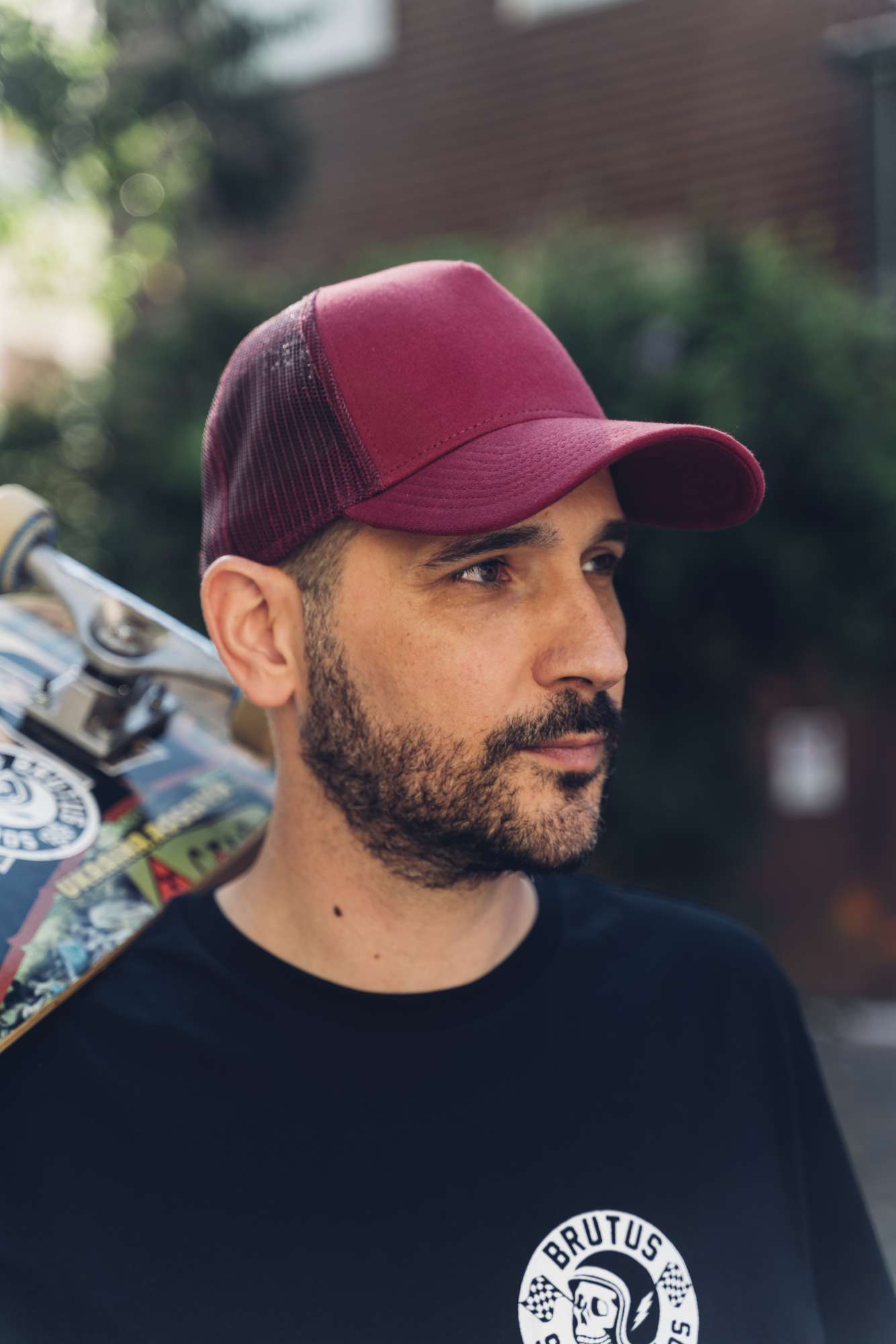 Rapper Jersey Cap mit PVC-Verschluss