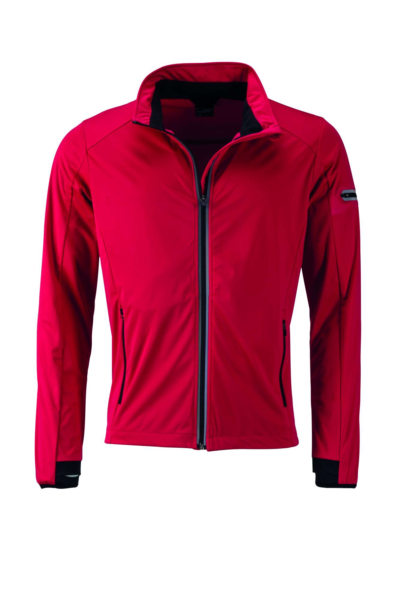 James&Nicholson Sportliche Softshell Jacke mit TPU-Membran, Titan/Black XL, JN1126