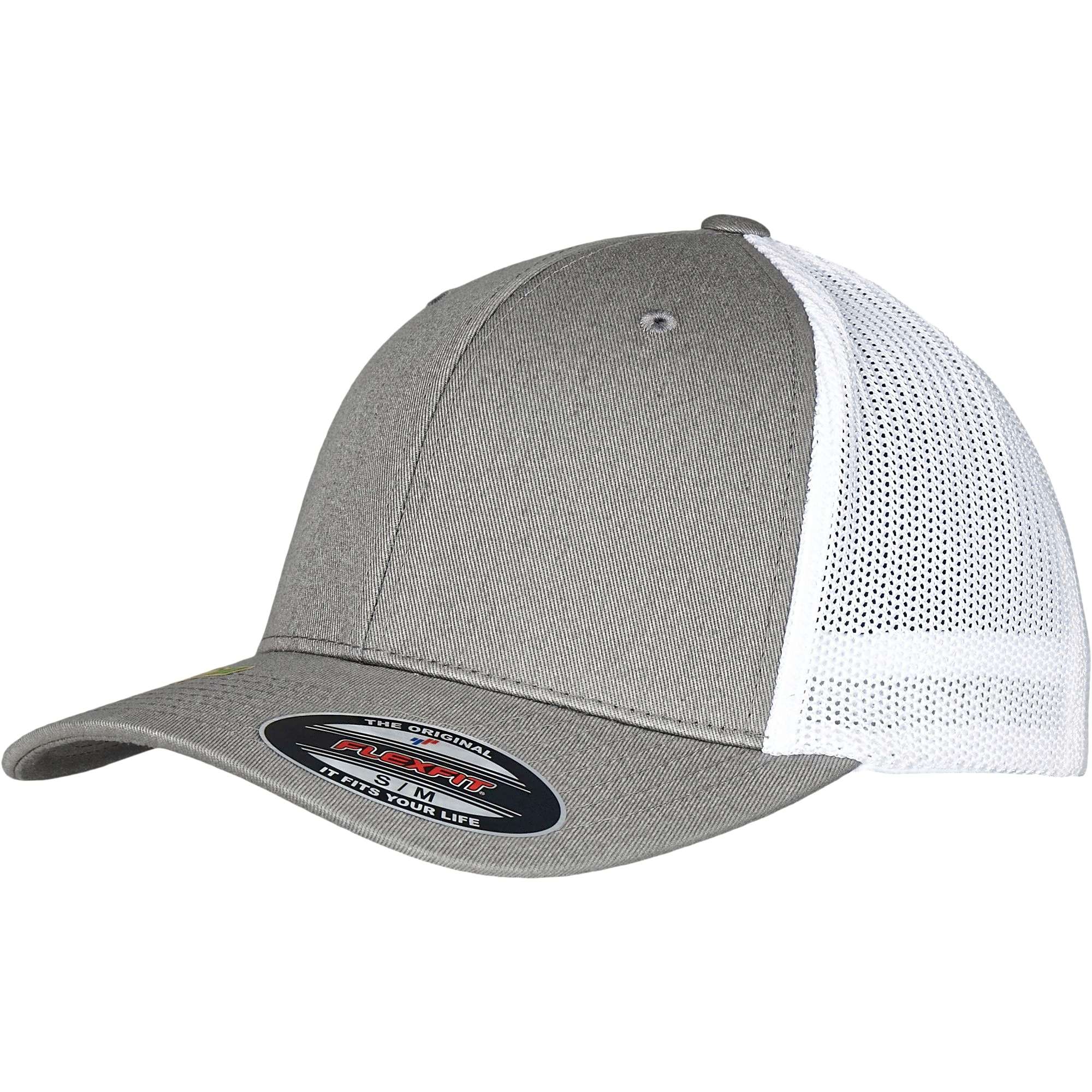 FLEXFIT Recycelte Mesh-Trucker Cap Baumwolle, Black/White L/XL, FX6511RM