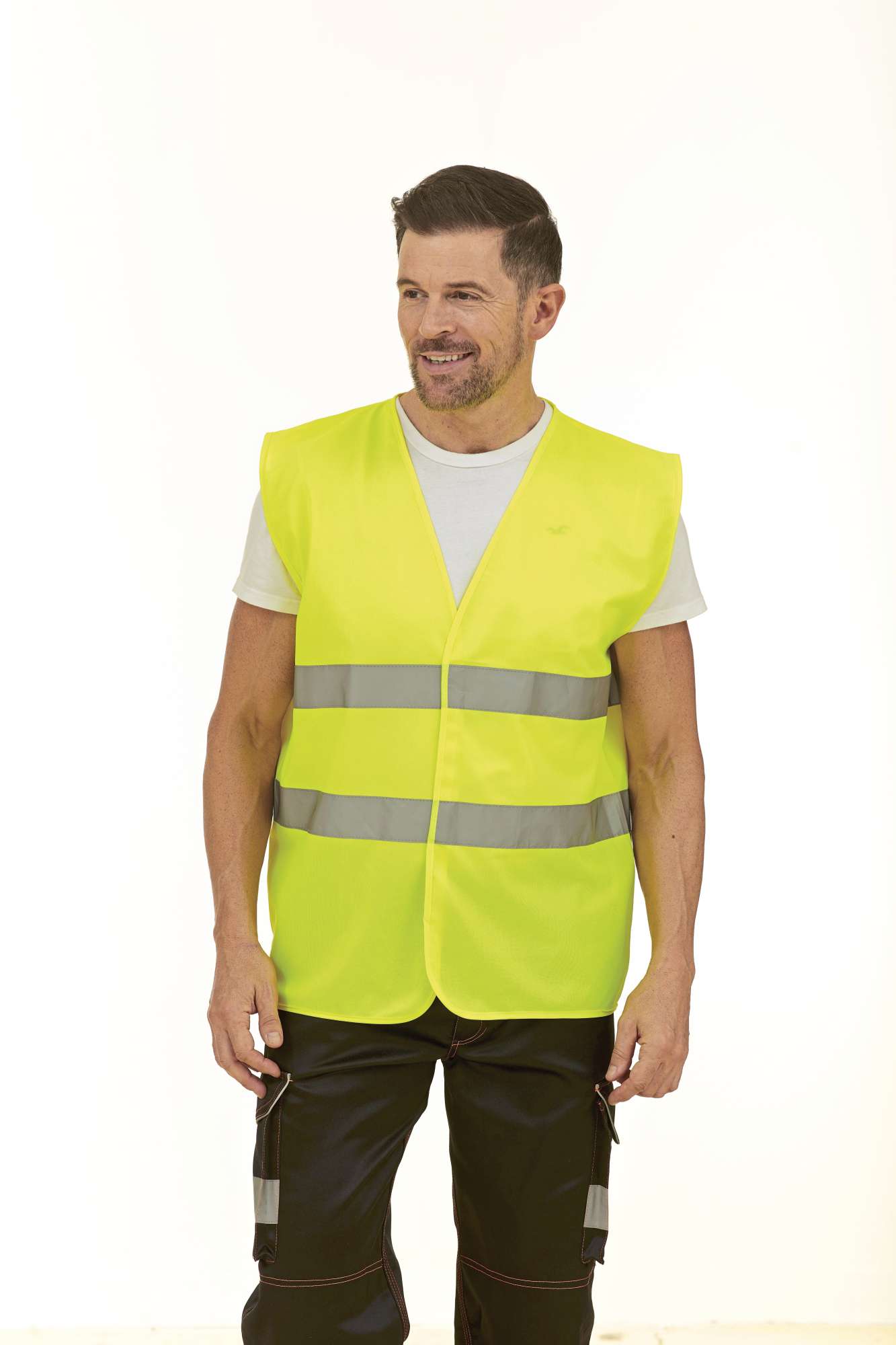 Hi-Vis Sicherheitsweste mit Reflektionsstreifen