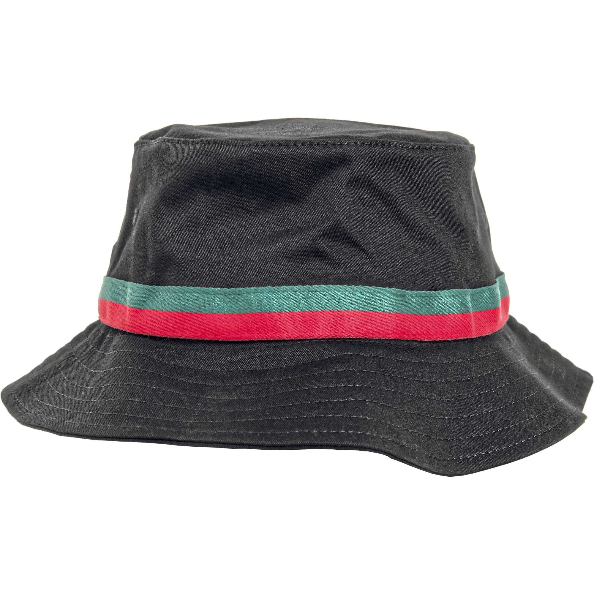Gestreifter Bucket Hat in Kontrastfarben