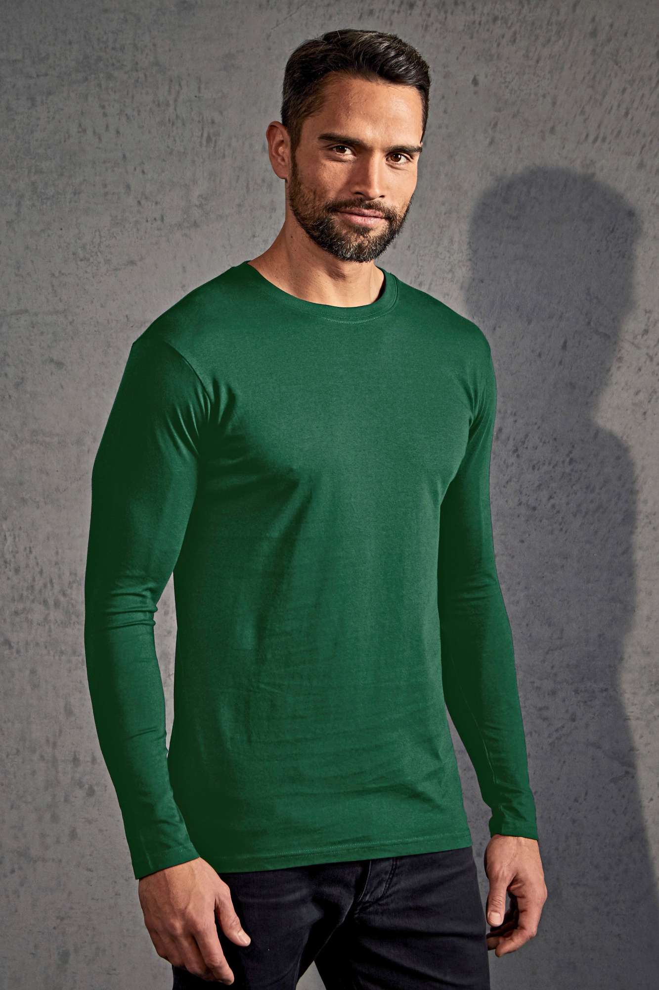 Langarm-T-Shirt 100% Baumwolle für Herren
