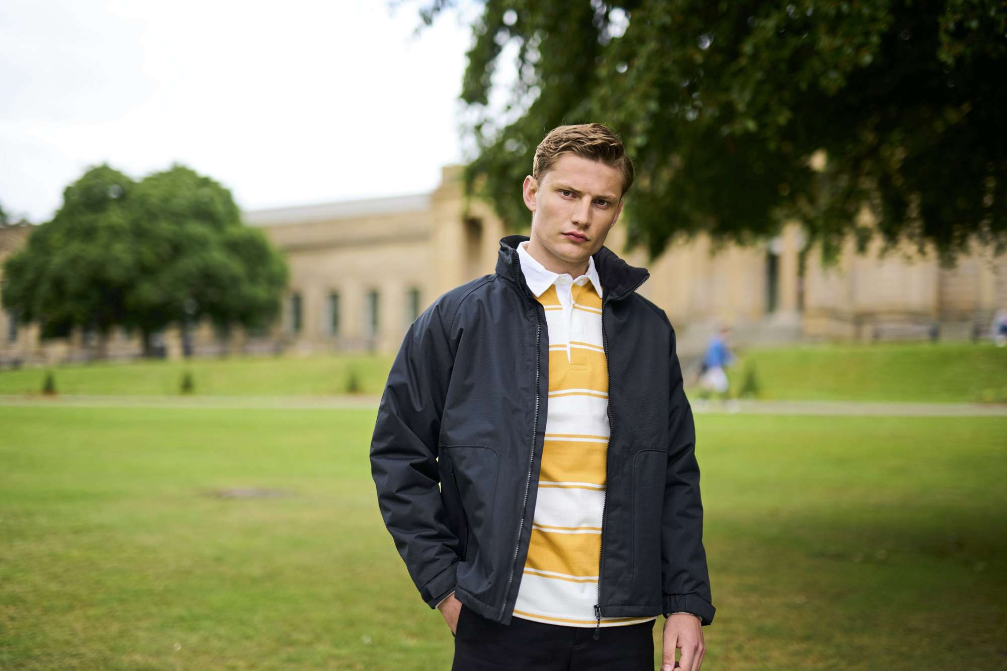 Wasserdichte Hudson Jacke mit Fleecefutter
