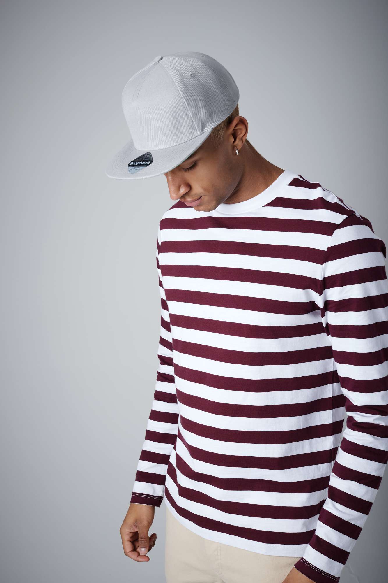 Flache Schirm Snapback Cap aus Polyester