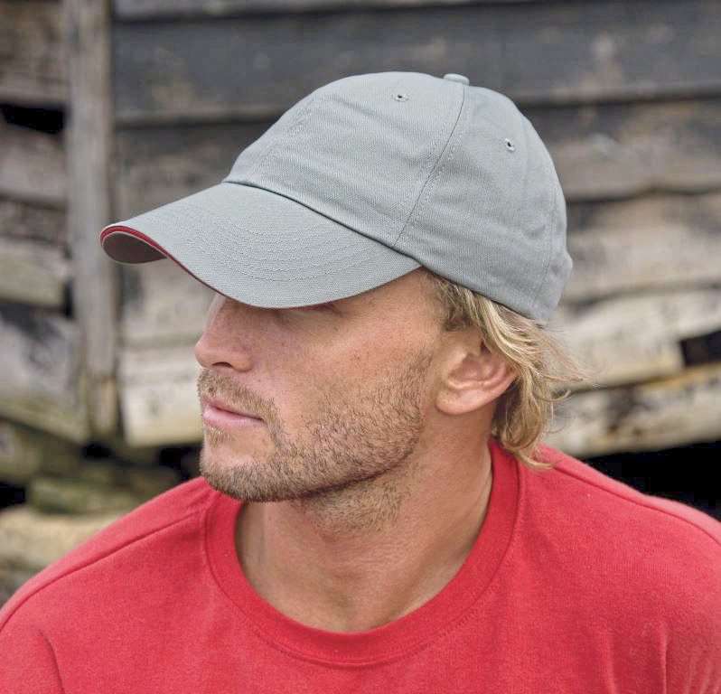 Herringbone Cap mit Sandwich Peak
