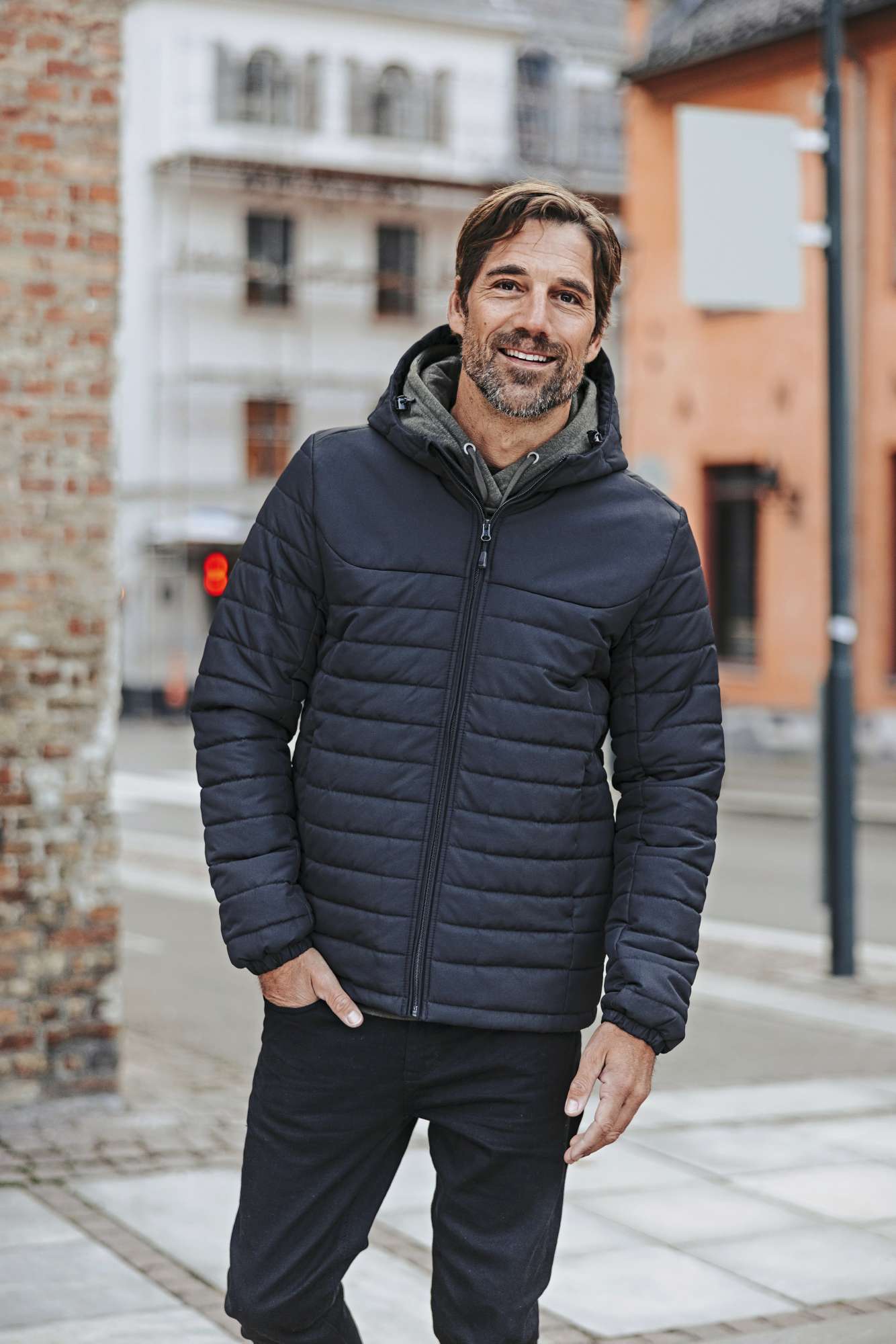Stormtech Federleichter gesteppten Kapuzenpullover navy, Navy M, ST125
