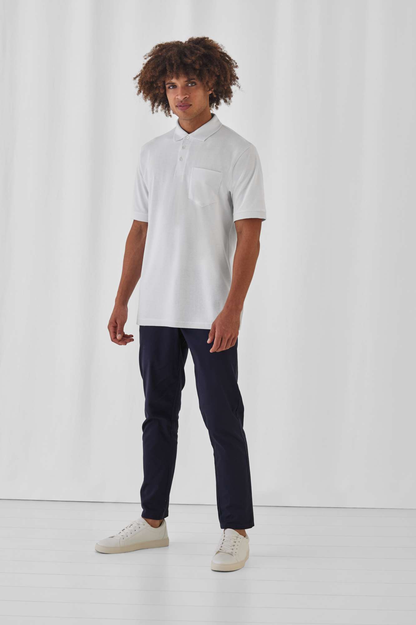 Polo mit Brusttasche aus Bio-Baumwolle