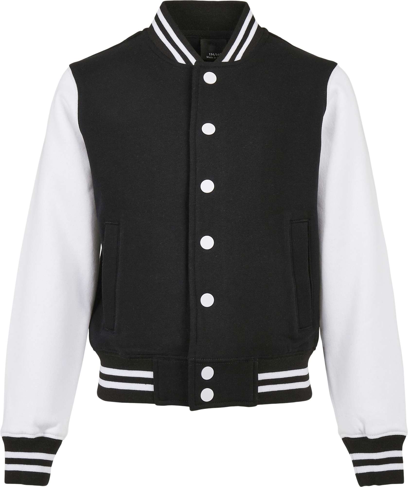 Bio-Baumwoll-Sweatjacke mit Druckknöpfen für Kinder