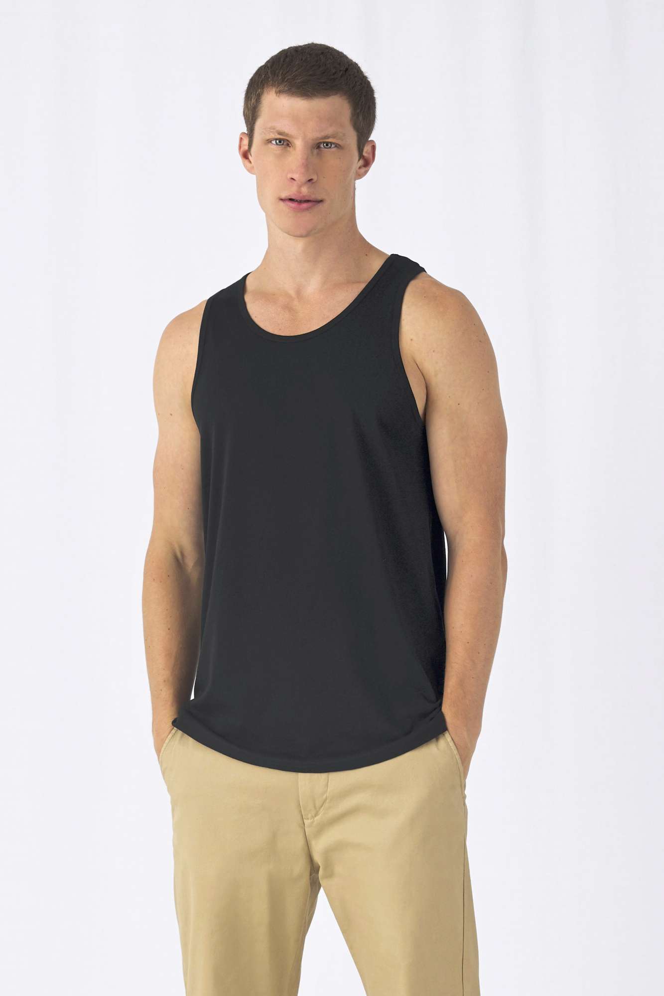 B&C Inspire Tank T-Shirt aus Bio-Baumwolle, Black 3XL, BCTM072