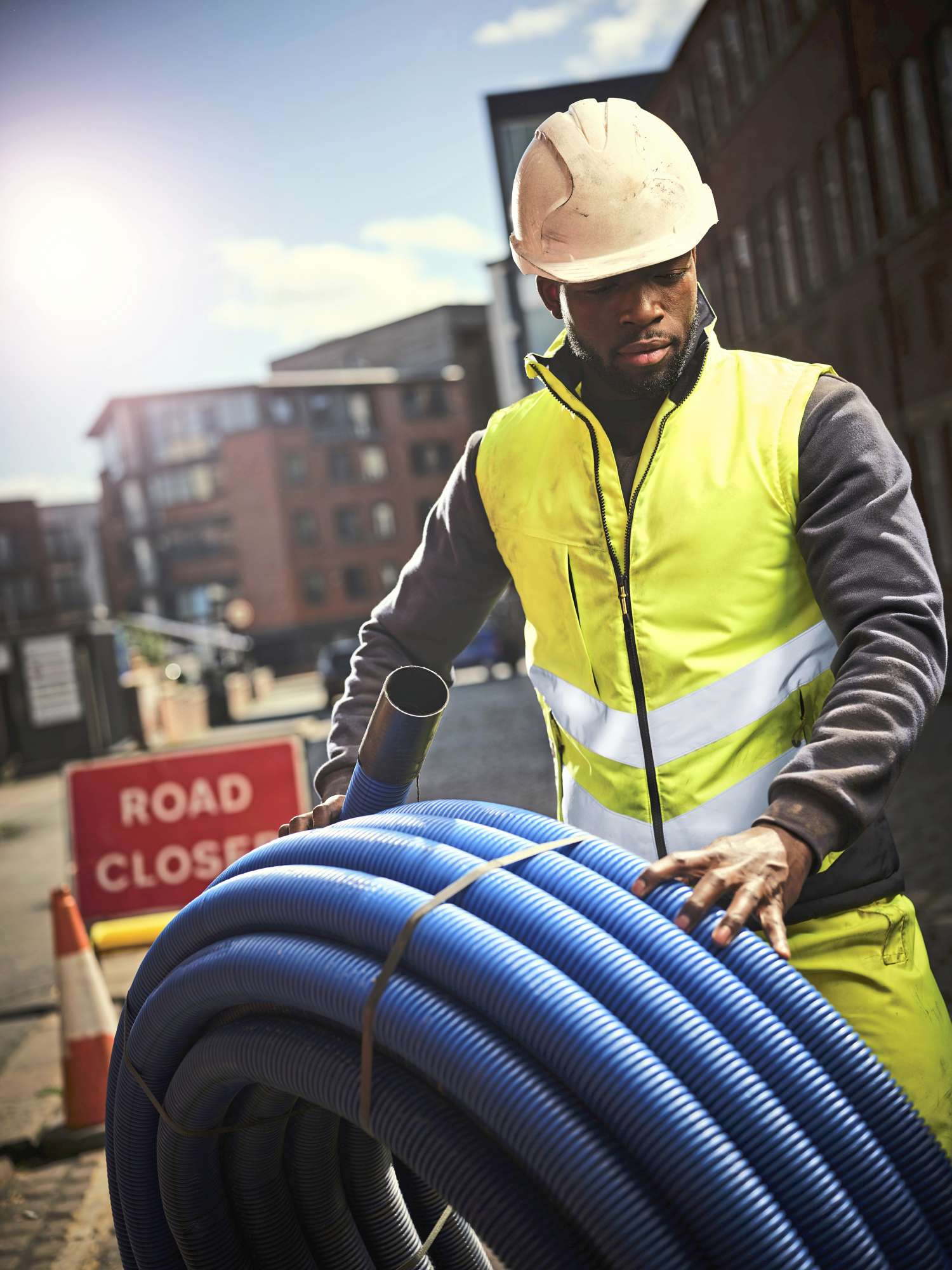 Hi-Vis Weste mit Thermo-Guard Isolierung