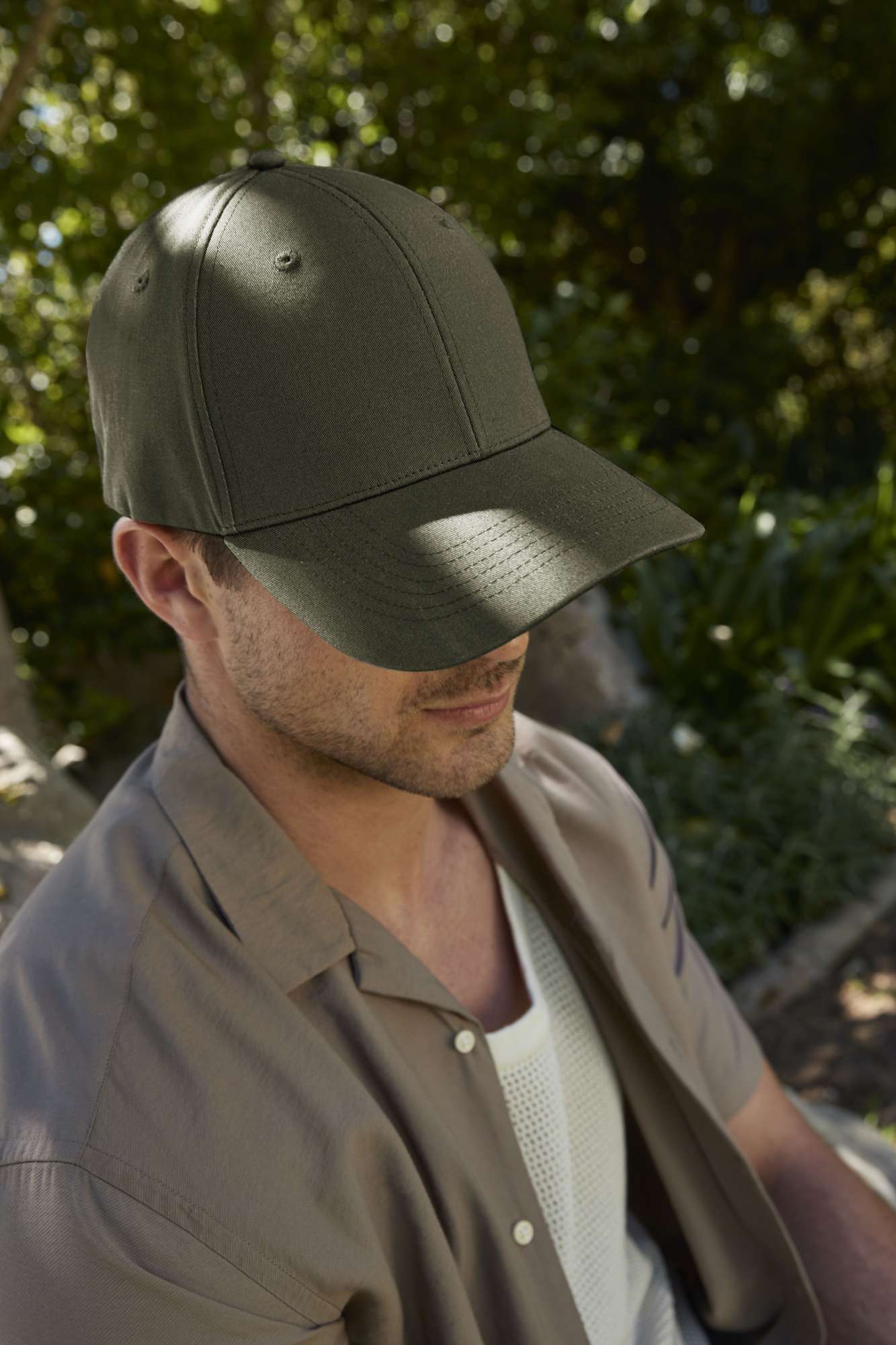 Bio-Baumwolle Stretch-Fit Cap mit Schweißband