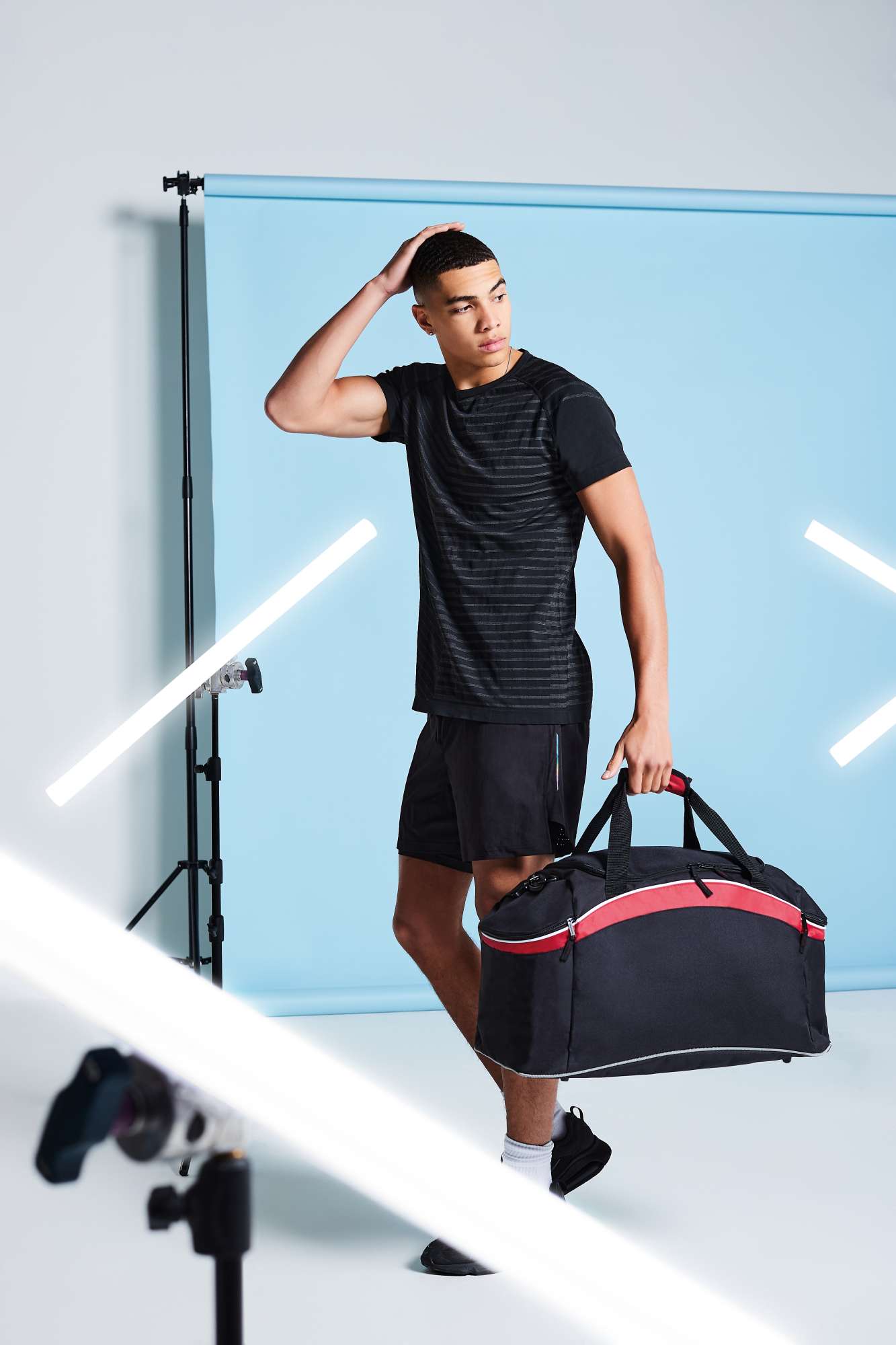 Teamwear Holdall mit reflektierender Paspelierung