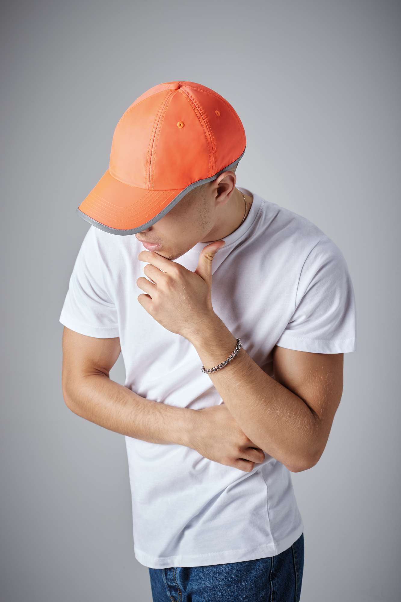 Hi-Vis Cap mit reflektierenden Elementen
