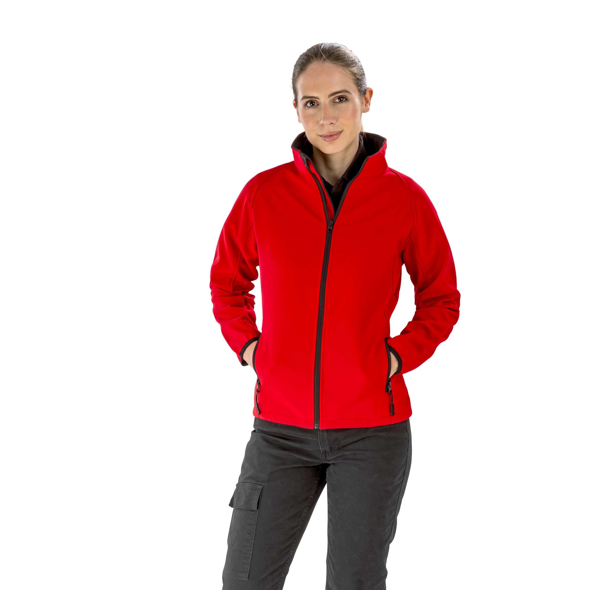 Result Core Softshell-Jacke mit Microfleece-Futter für Damen, Navy/Royal S, RT231F