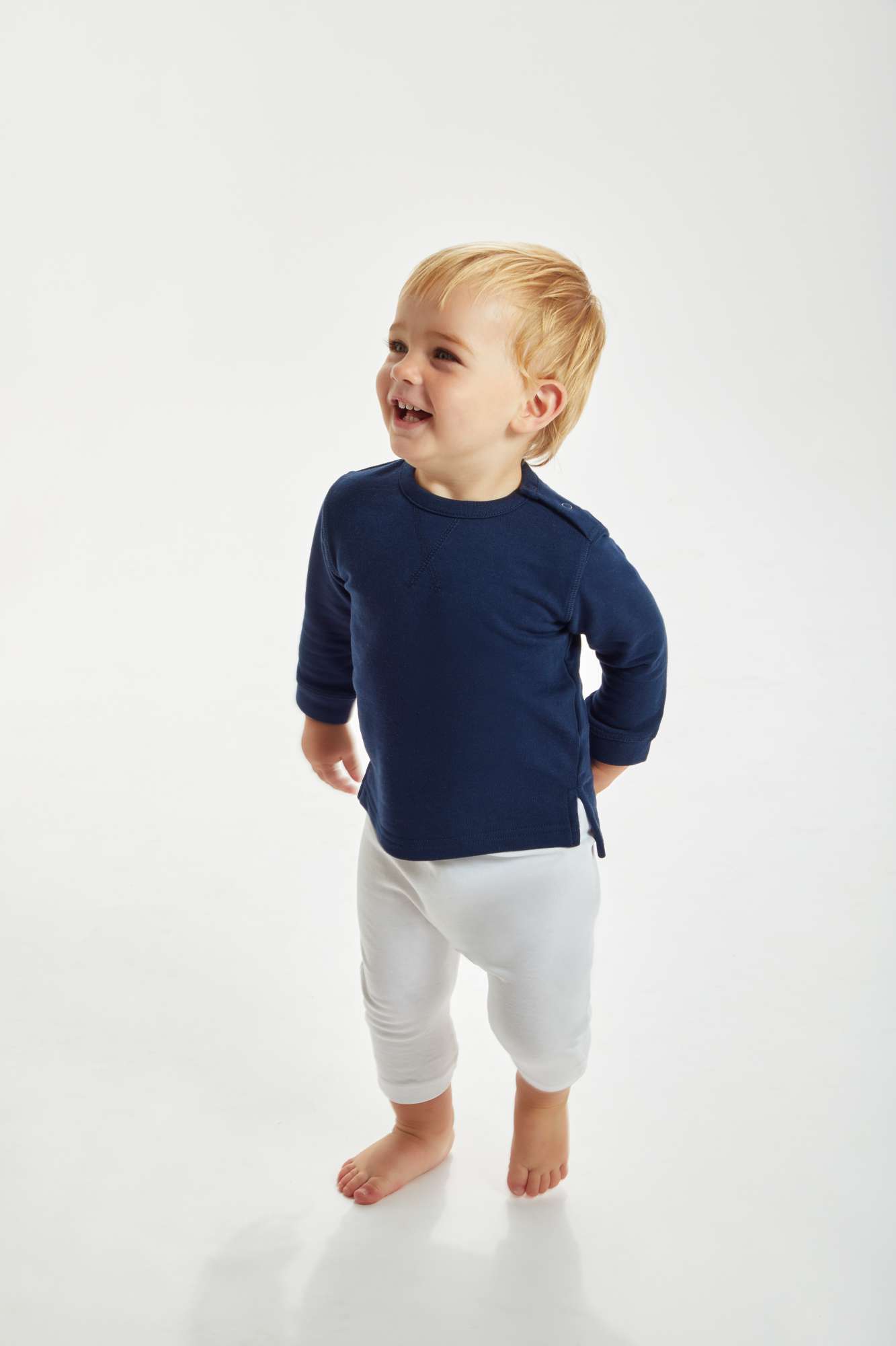 Babybugz Baby Sweatshirt aus Bio-Baumwolle, Bubble Gum Pink 18-24 Monate, BZ31