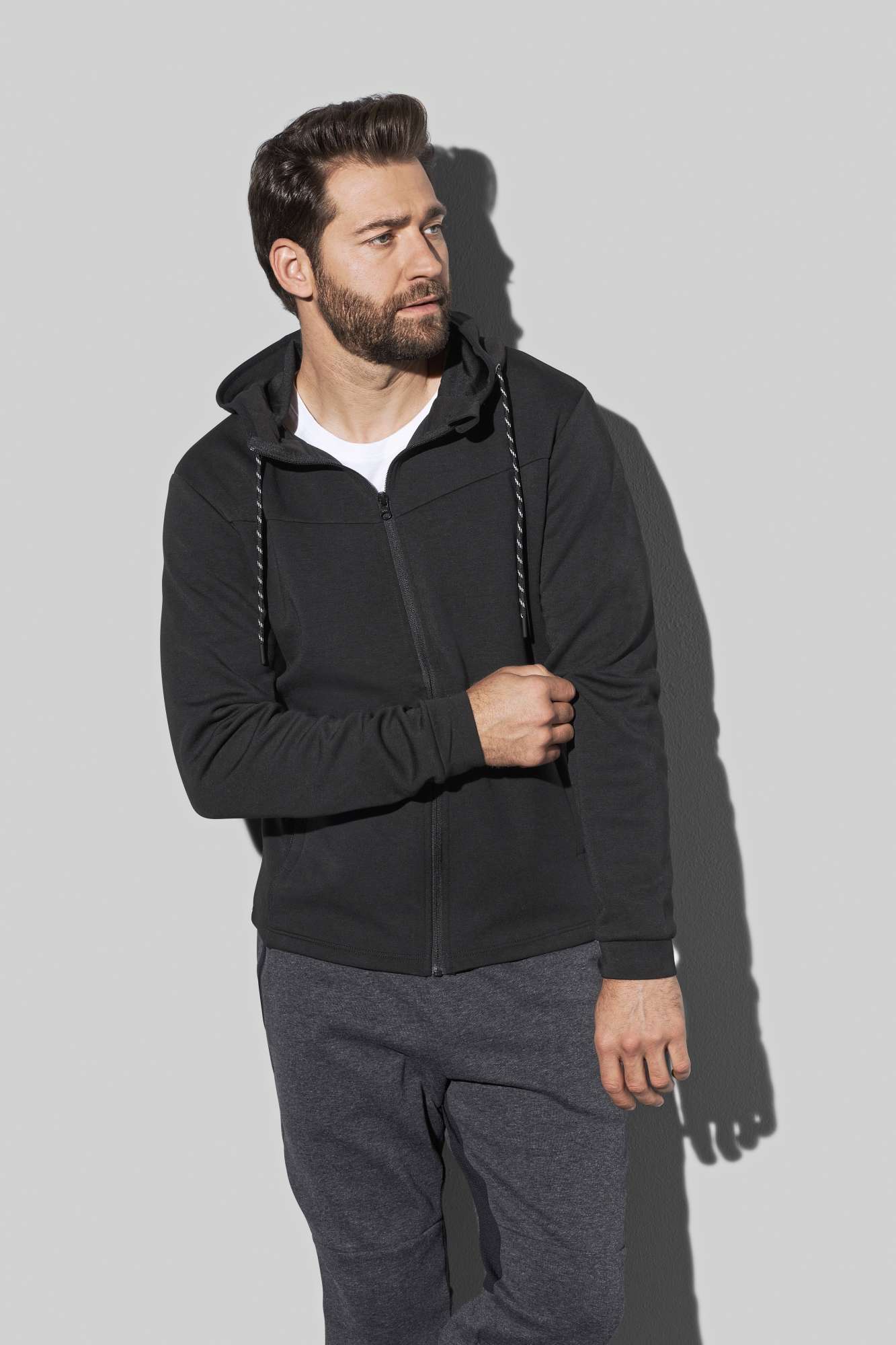 Recycelte Scuba-Jacke mit Kapuze