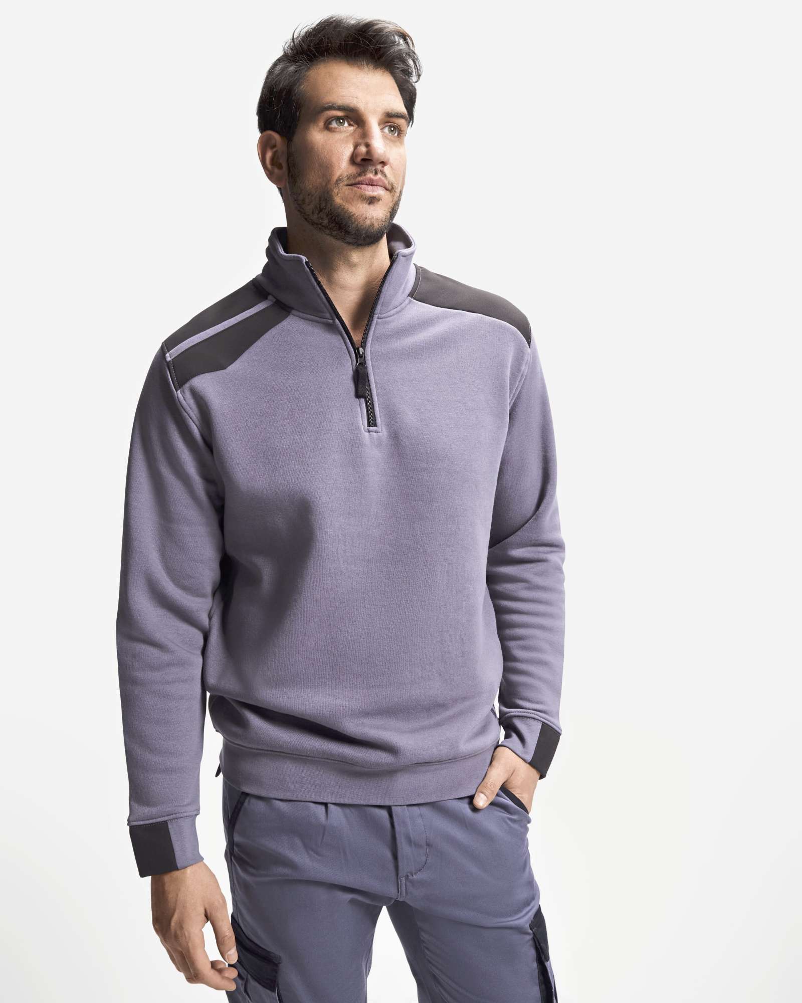 Troyer Sweatshirt Maverick mit Reißverschluss