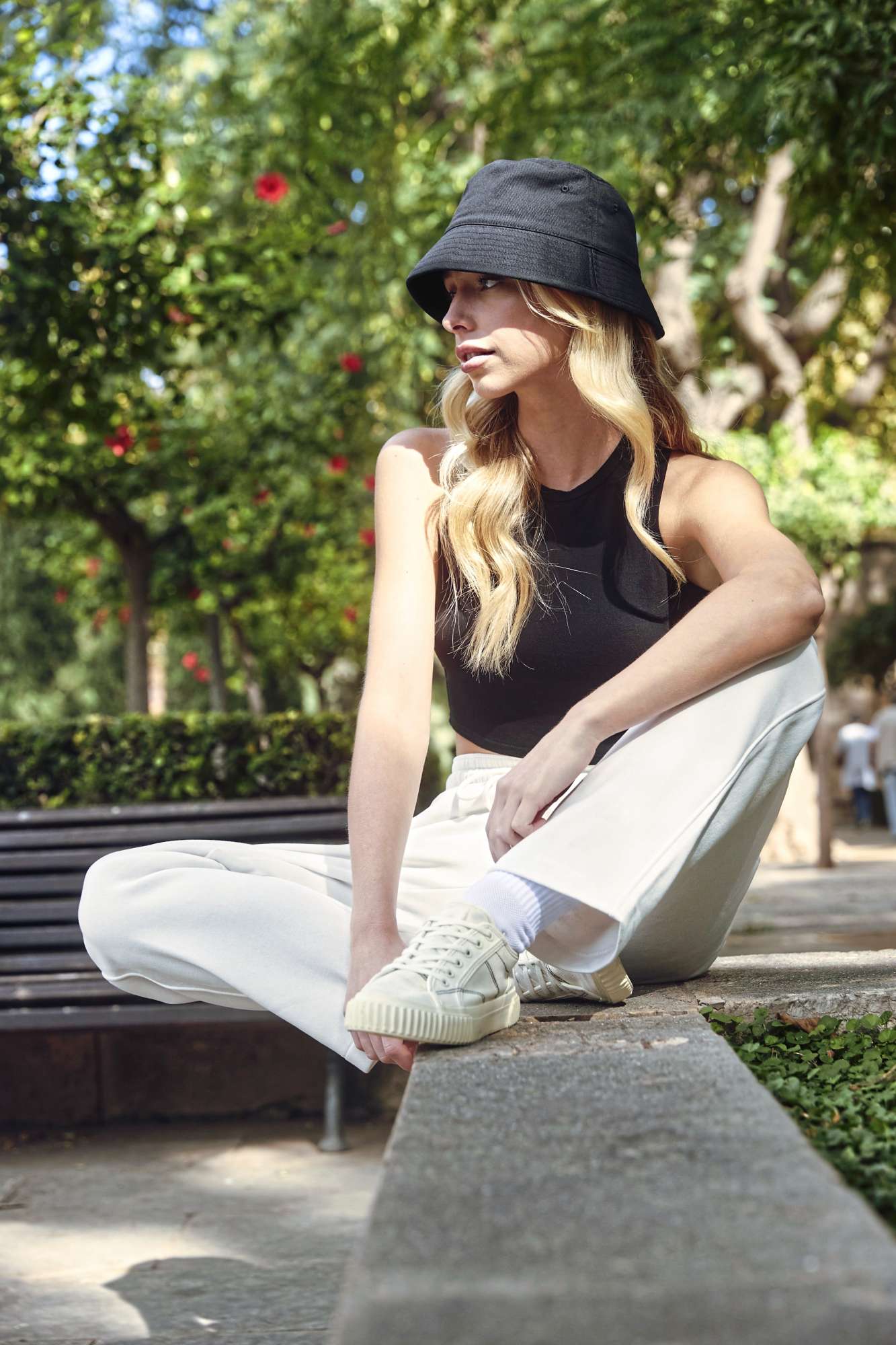 Bio-Baumwolle Bucket Hat mit Sonnenschutz