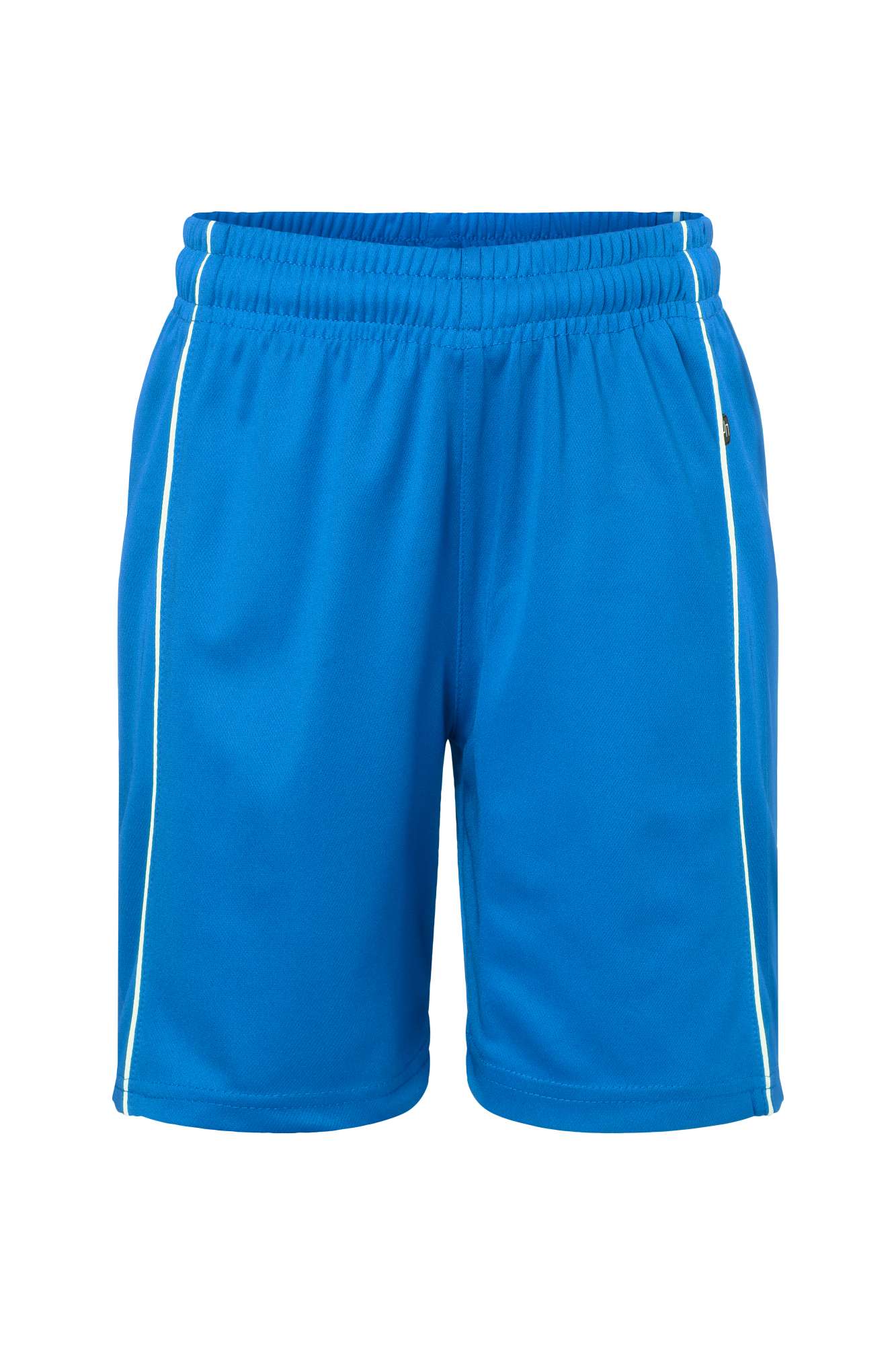 James&Nicholson Junior Team Shorts mit Paspel, Green/White XXL (158/164), JN387K