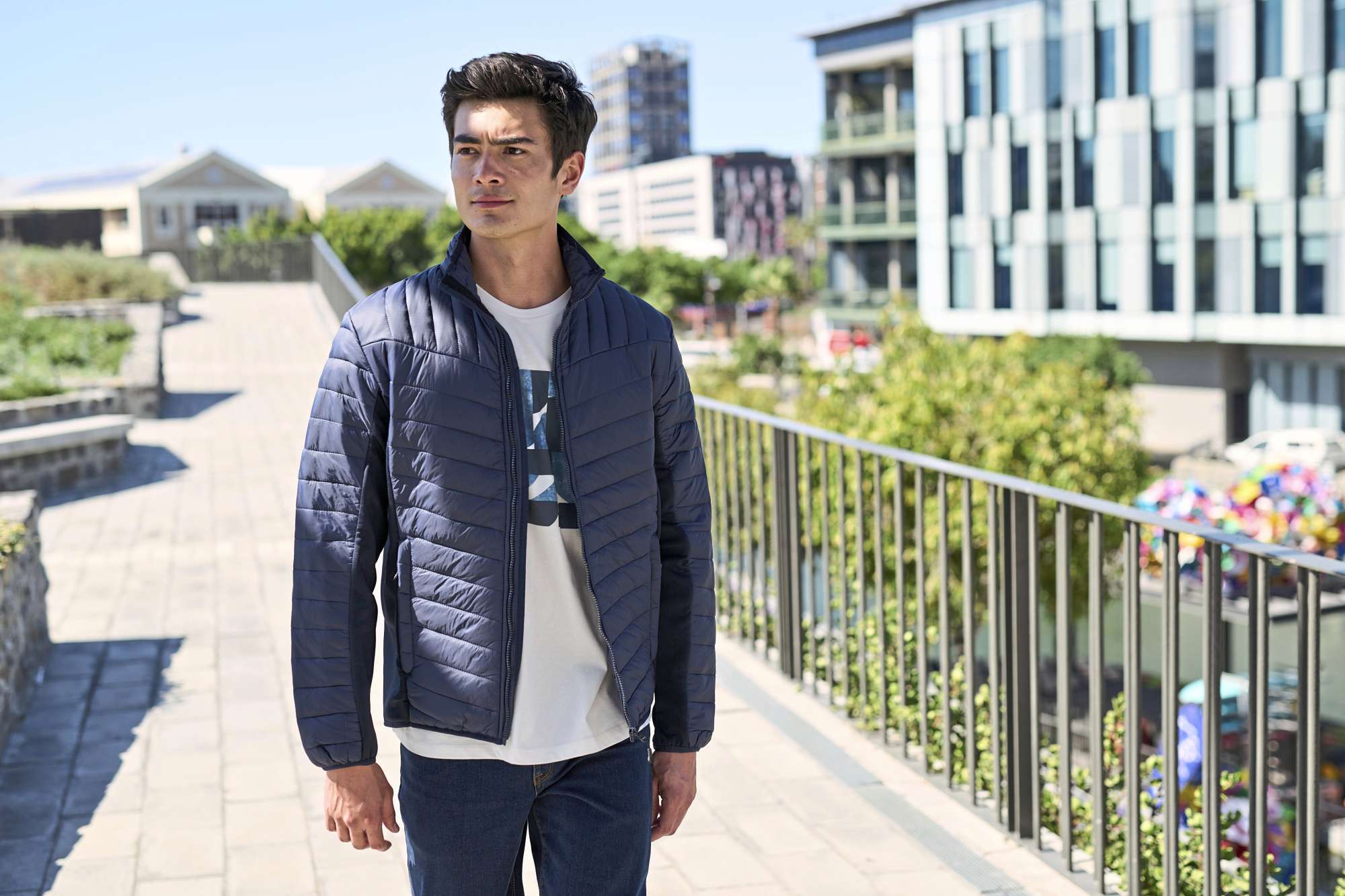 Tourer Hybridjacke mit Stretchseiten