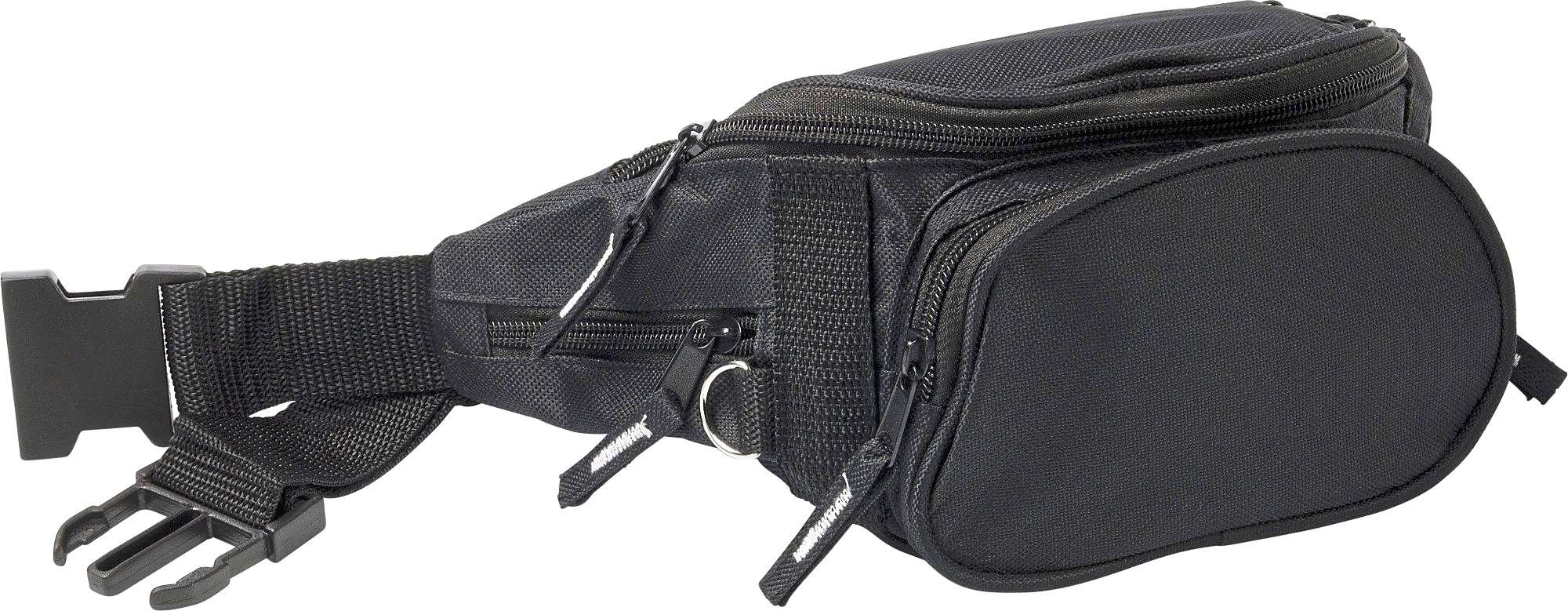 Gürteltasche Schwarz mit 4 Vordertaschen