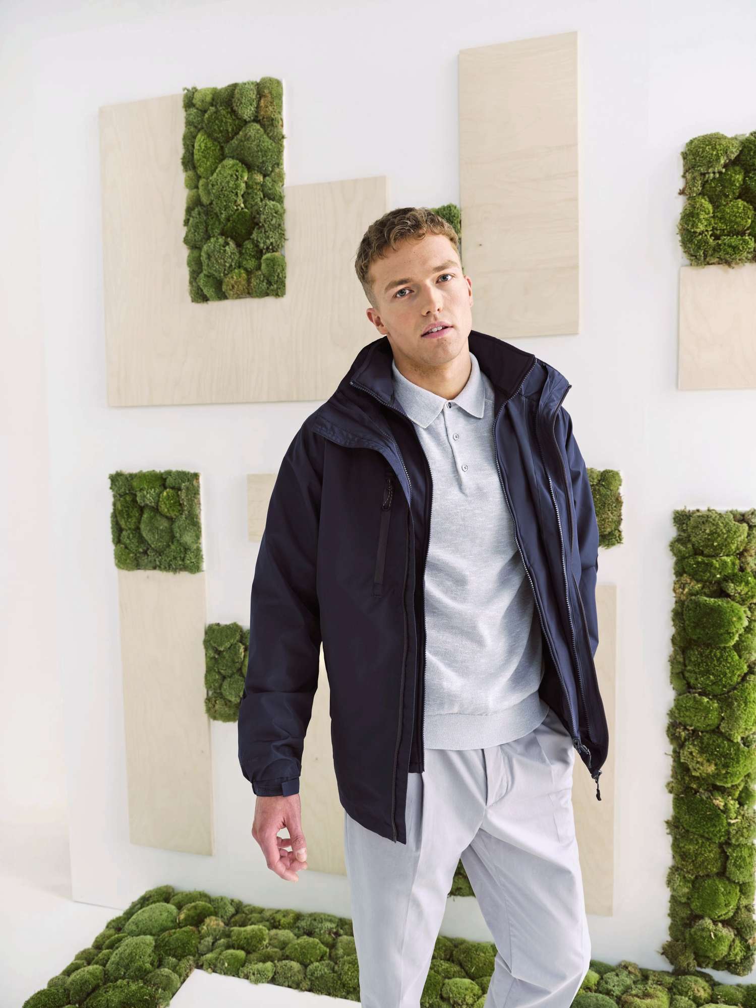 Nachhaltige 3-in-1 Funktionsjacke aus Recyclingmaterial