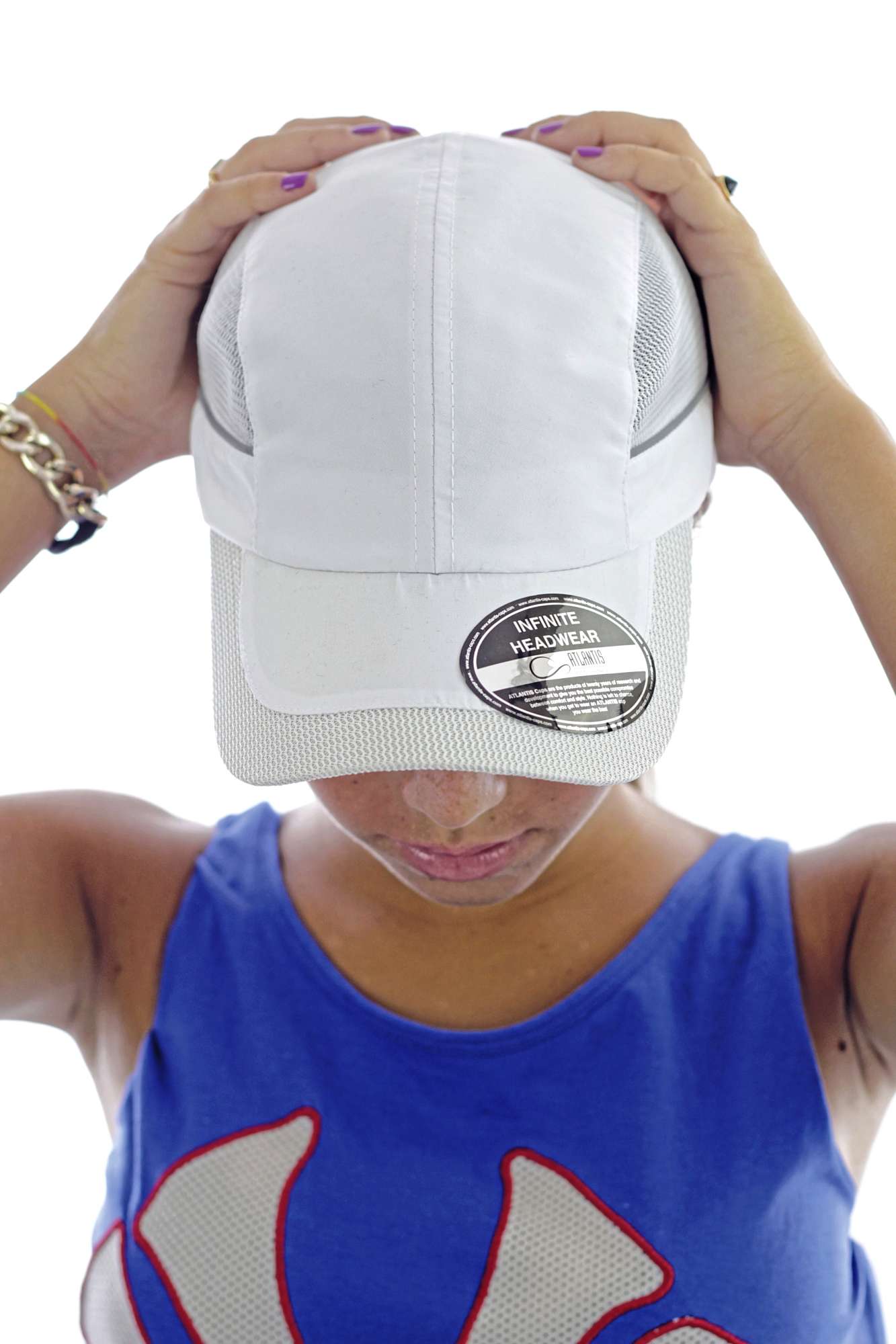 Sportkappe mit Mesh und Reflektoren
