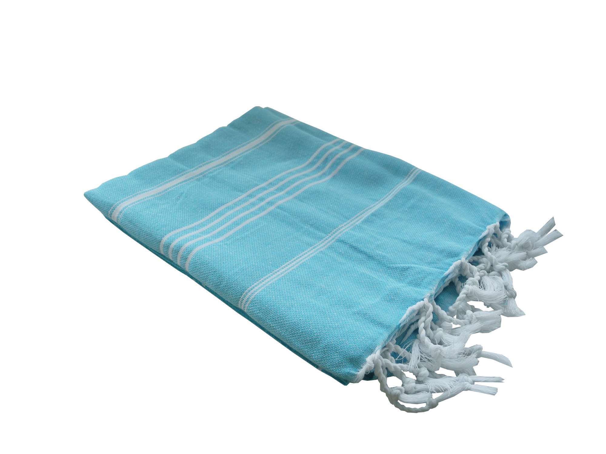 L-merch Hamam-Handtuch mit Quasten und Streifen, Orange 180 x 100 cm, NT2022