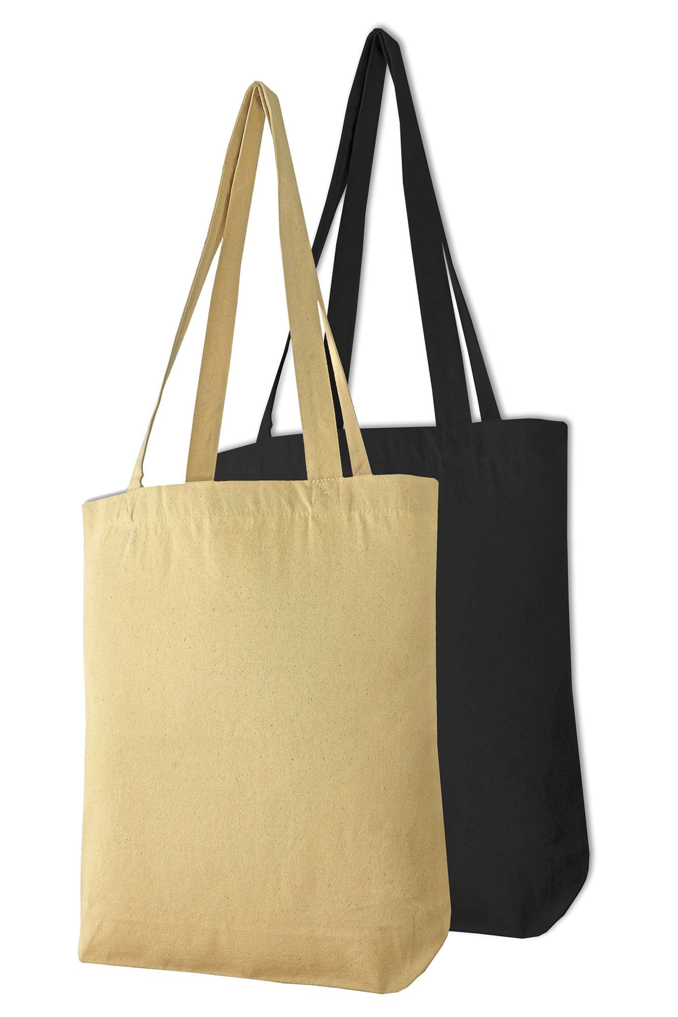 Baumwolltasche mit langen Griffen