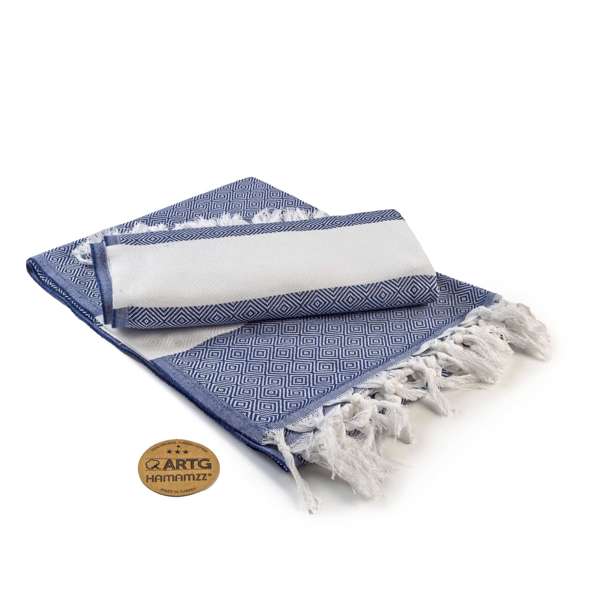 Hamamzz® Marmaris DeLuxe Handtuch 100x180 cm