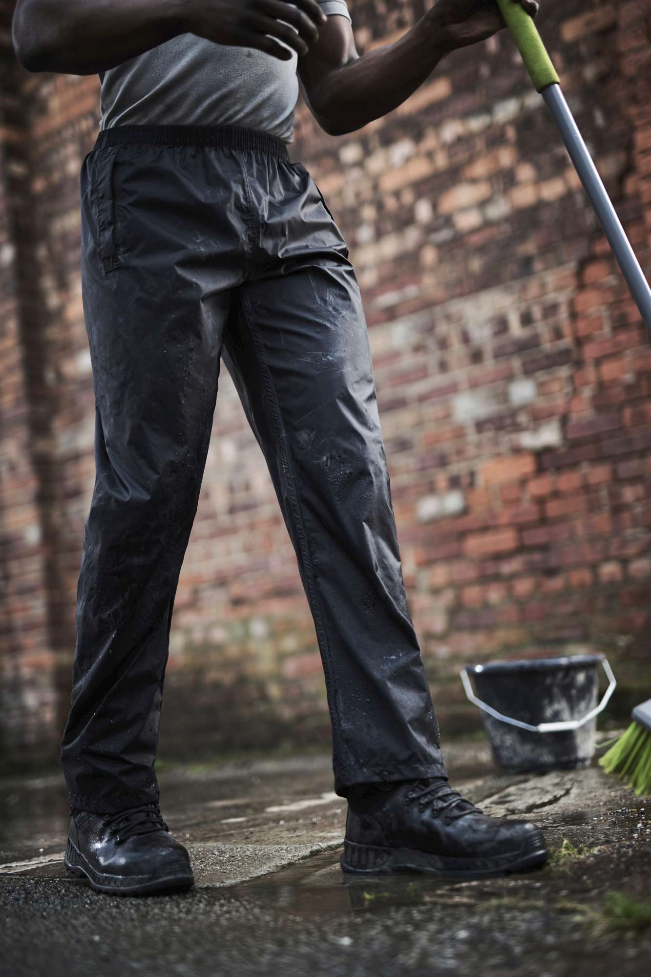Regatta Professional Wasserdichte Packaway Regenhose mit Taschen, Navy XL, RG3480