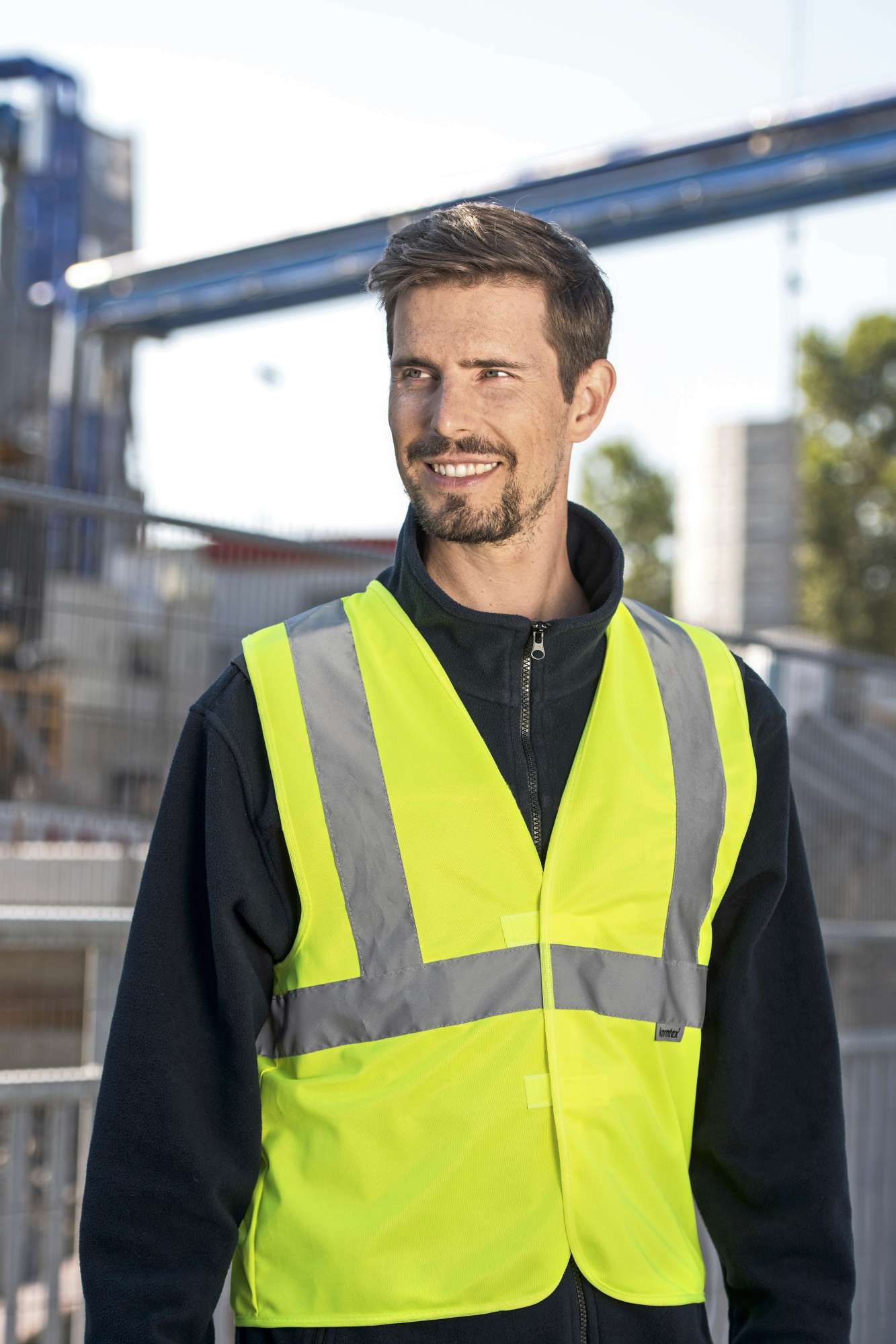 Hi-Vis Sicherheitsweste mit 3 Reflektoren