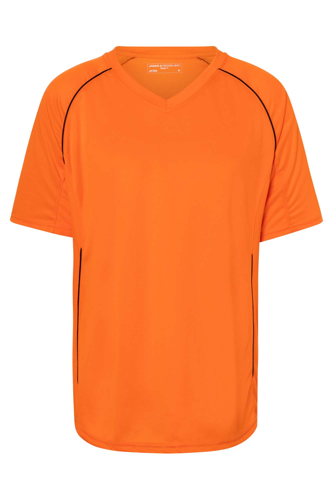 Atmungsaktives Teamshirt mit V-Ausschnitt