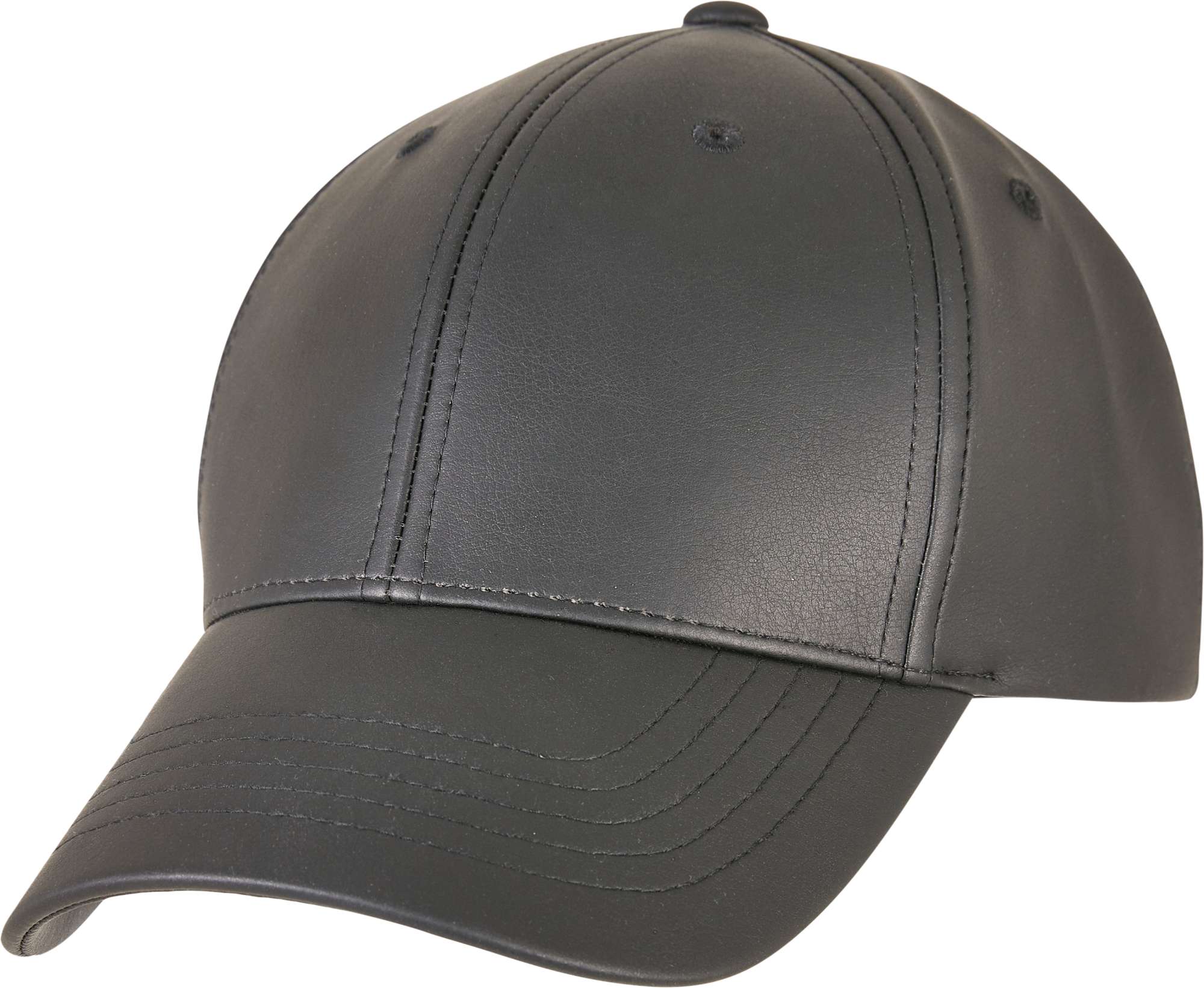 Alpha Shape Dad Cap aus Kunstleder