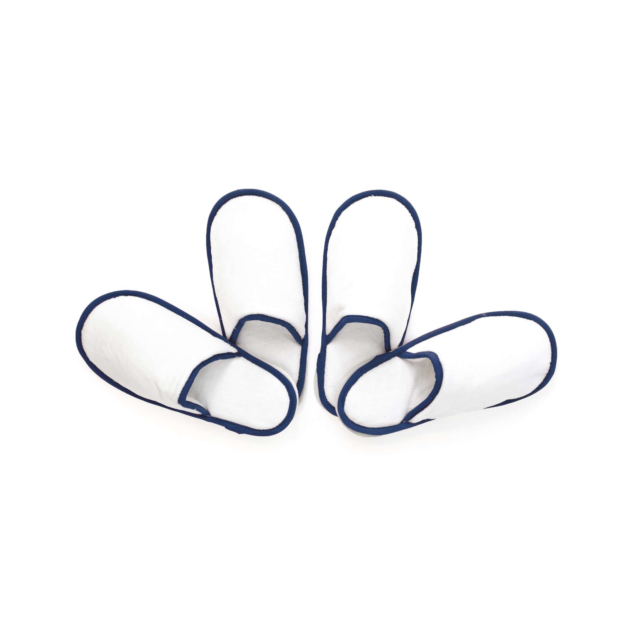 The One Towelling® Hausschuhe aus Baumwolle, White/Taupe 42/44, TH1700