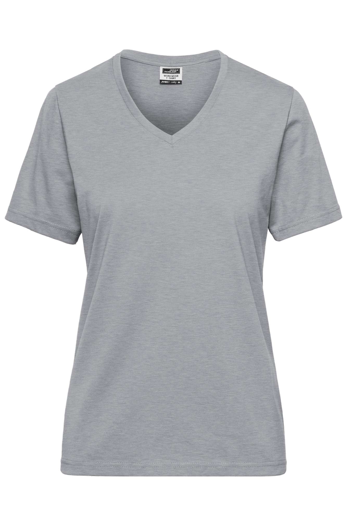 James&Nicholson Bio Workwear T-Shirt mit V-Ausschnitt, Dark Green S, JN1807