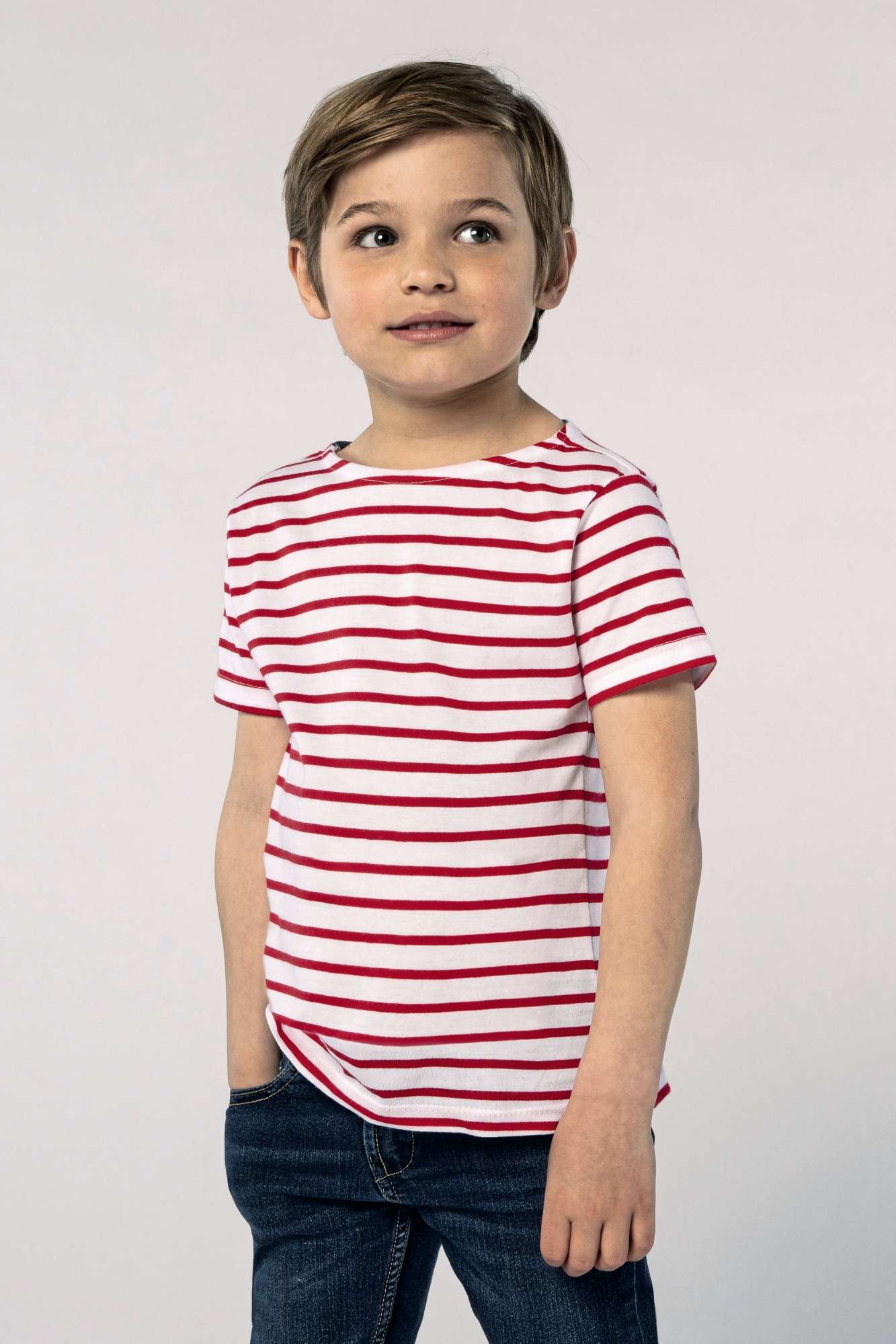 Gestreiftes Kinder T-Shirt Miles Baumwolle