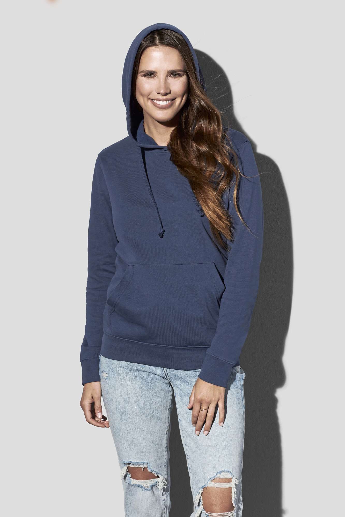 Sweat Hoodie Classic mit Kangurutasche für Damen
