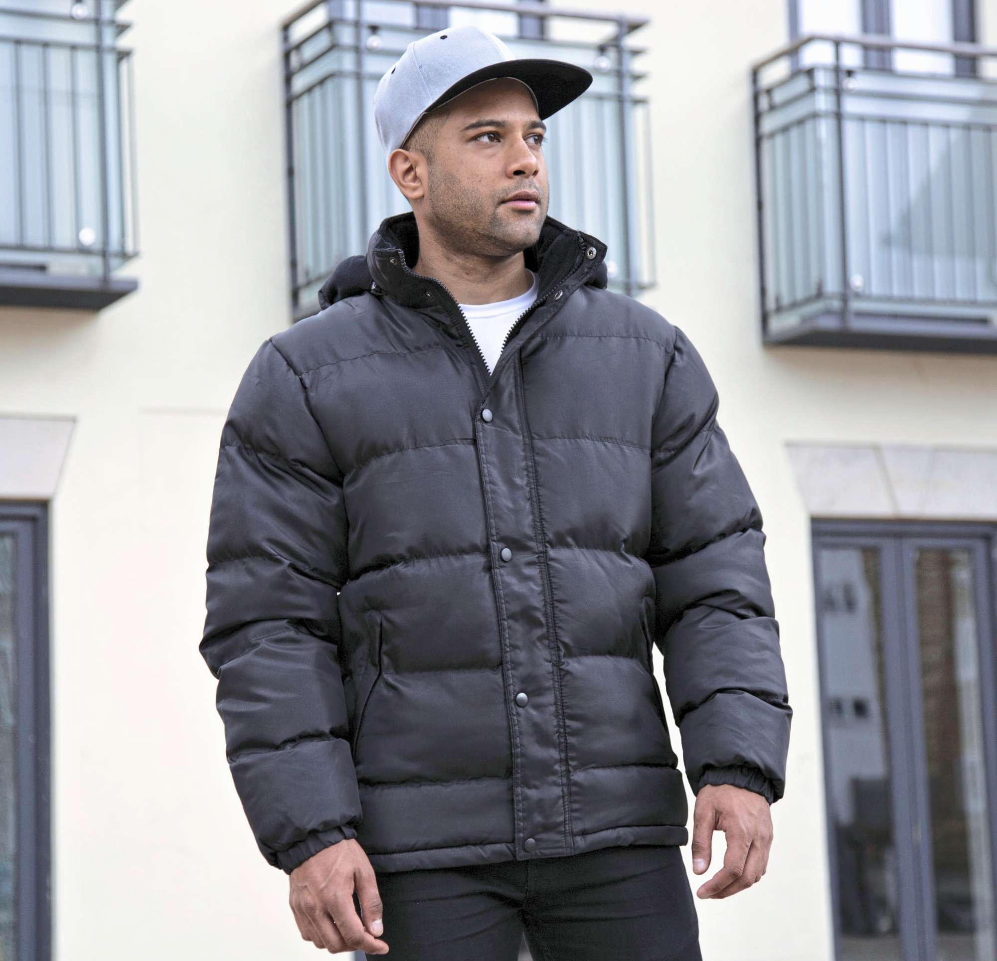 Nova Lux Wattierte Jacke mit Kapuze