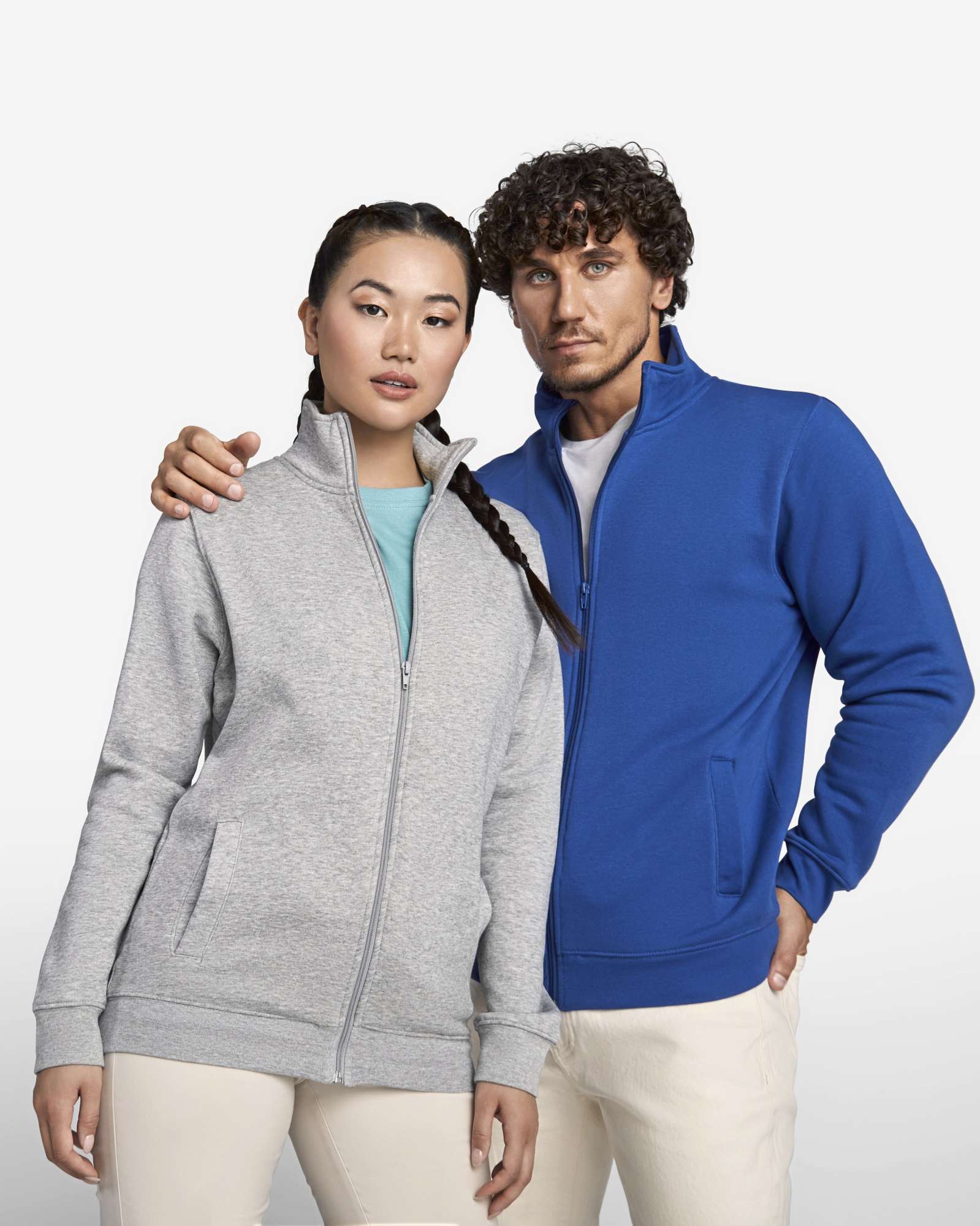 Roly Sweatjacke Ulan mit Stehkragen, Garnet Red 57 3XL, RY6439