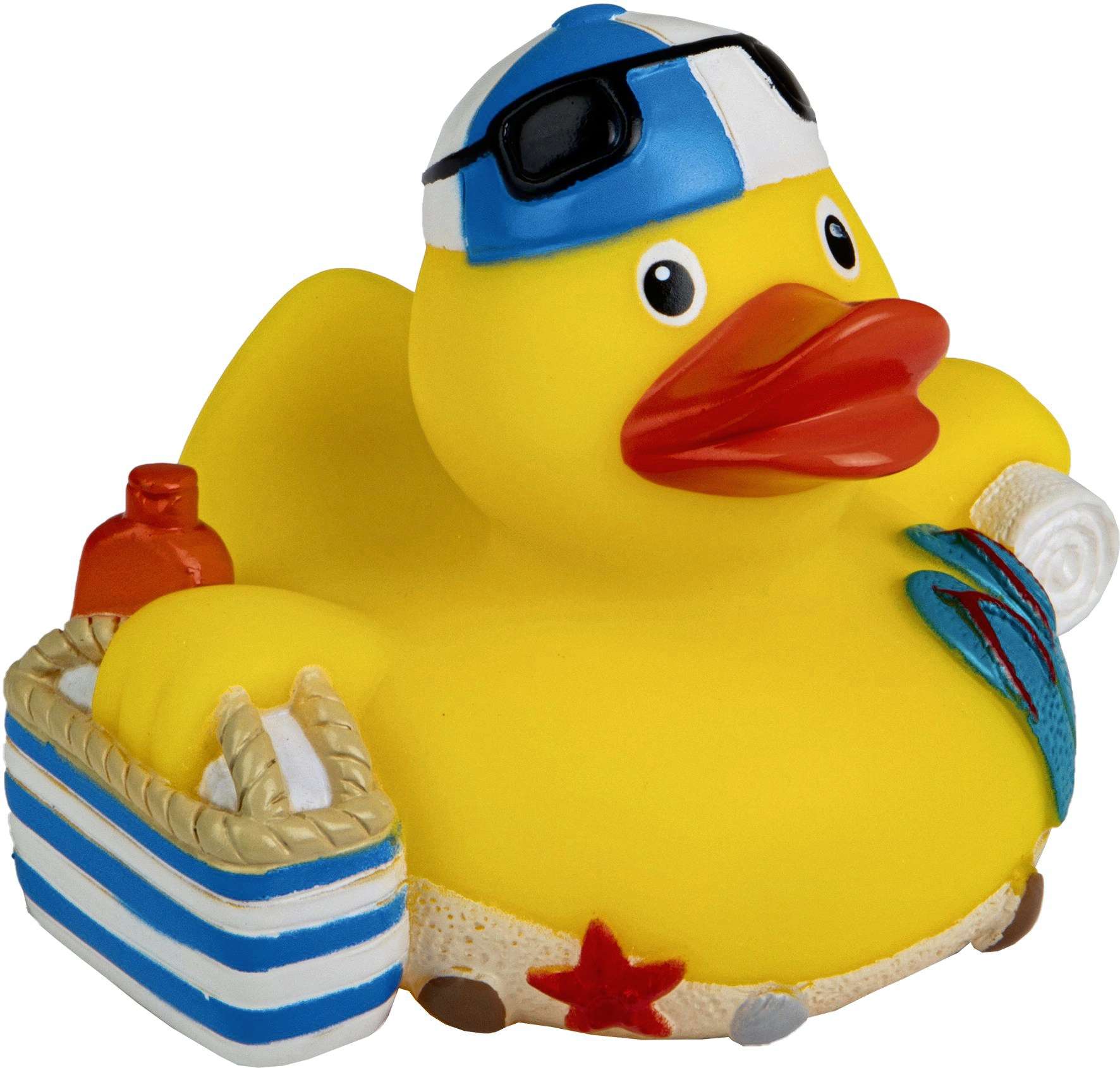 Schnabels® Quietsche-Ente im Strandoutfit