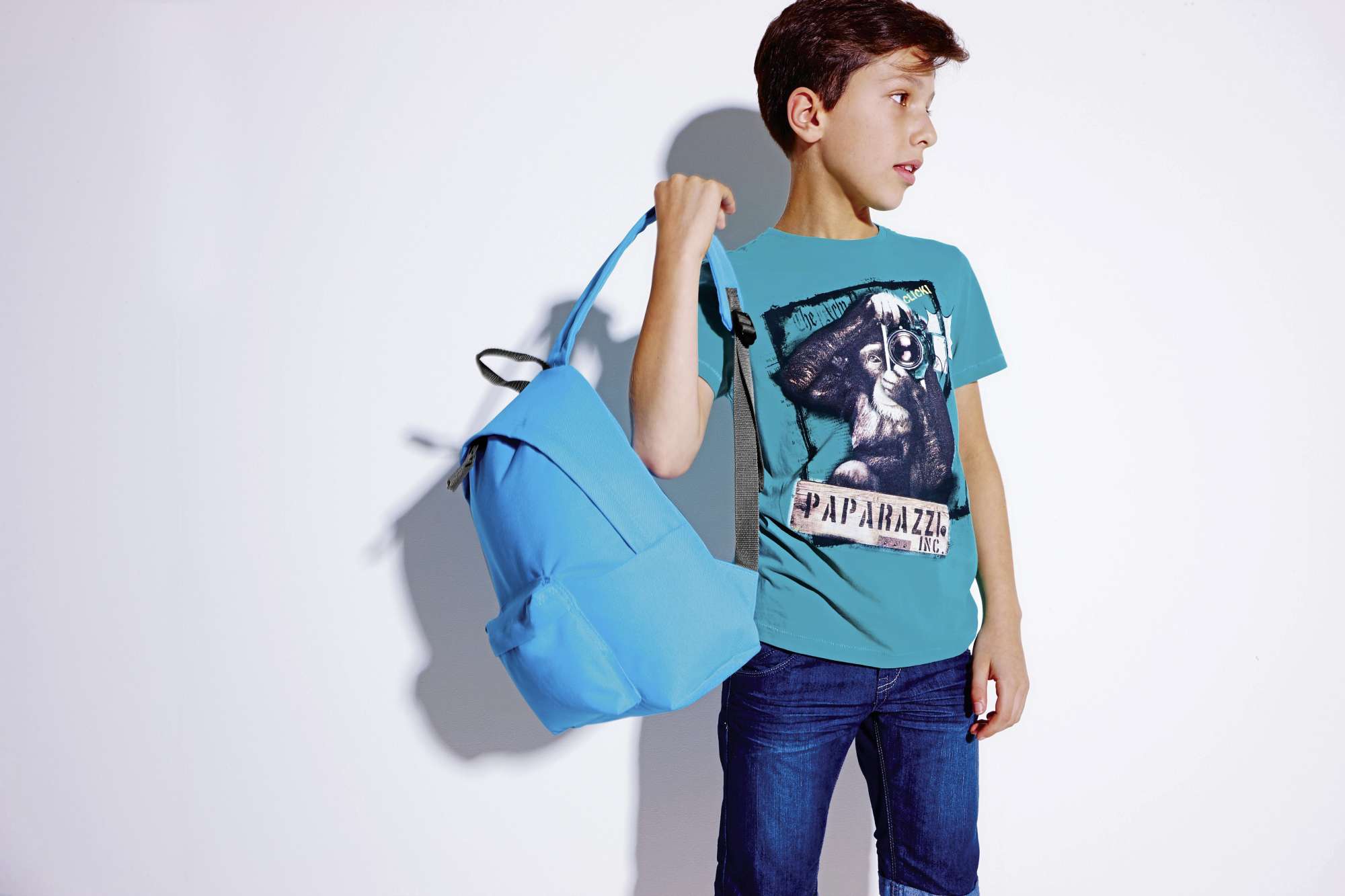 BagBase Junior Rucksack 12L in Farben, French Navy 28 x 38 x 19 cm, BG125J