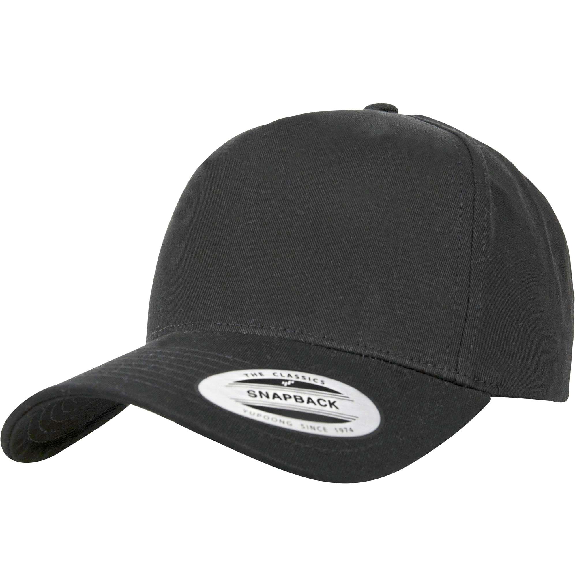 5-Panel Curved Classic Snapback Cap