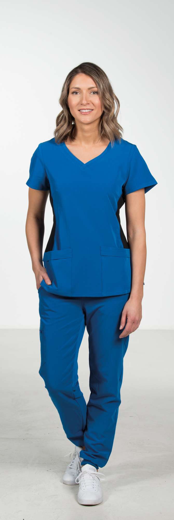 Exner Schlupfkasack X-Top mit V-Ausschnitt für Damen, Light Blue 4XL, EX280
