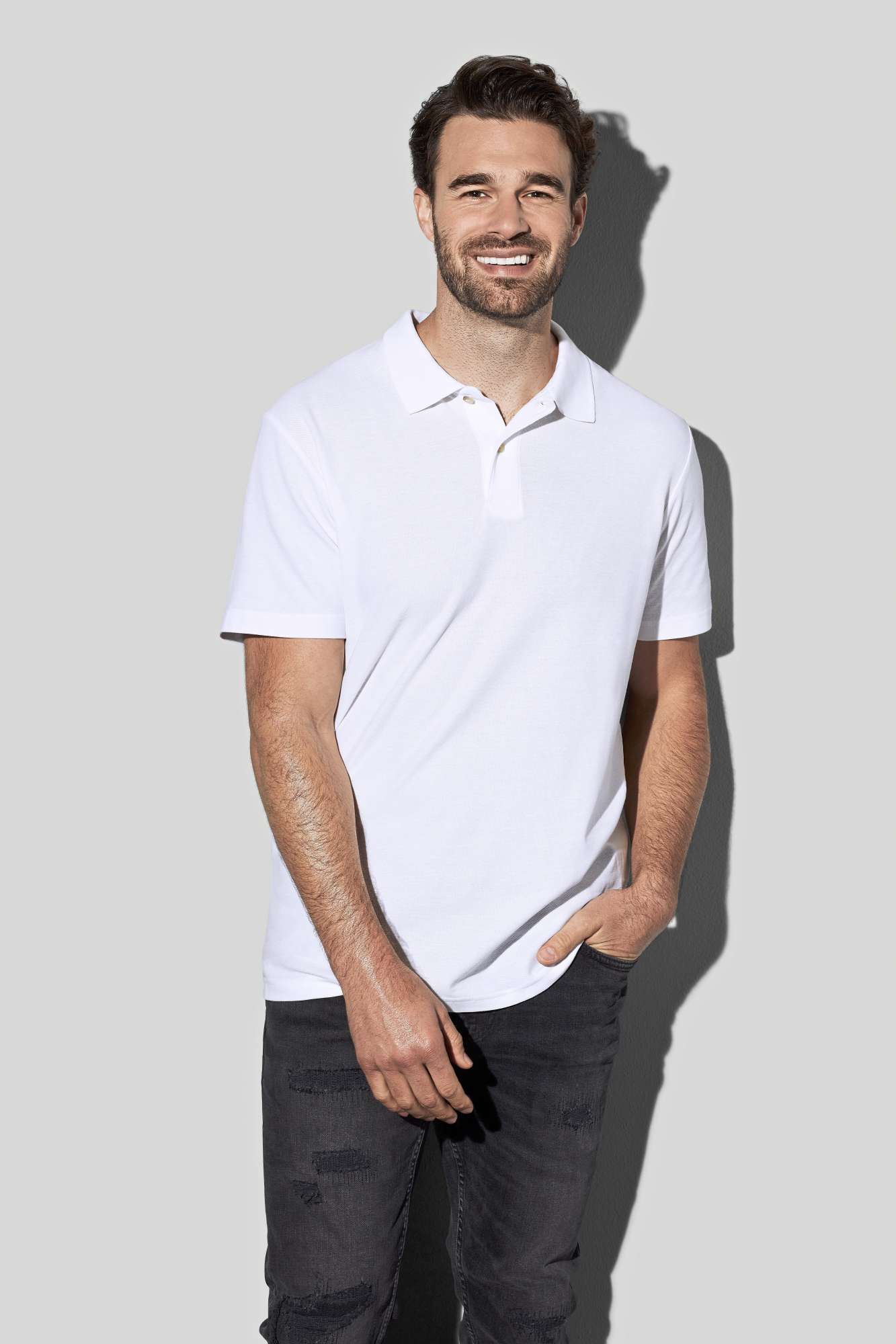 Kurzarm Polo-Shirt aus Baumwolle, S510