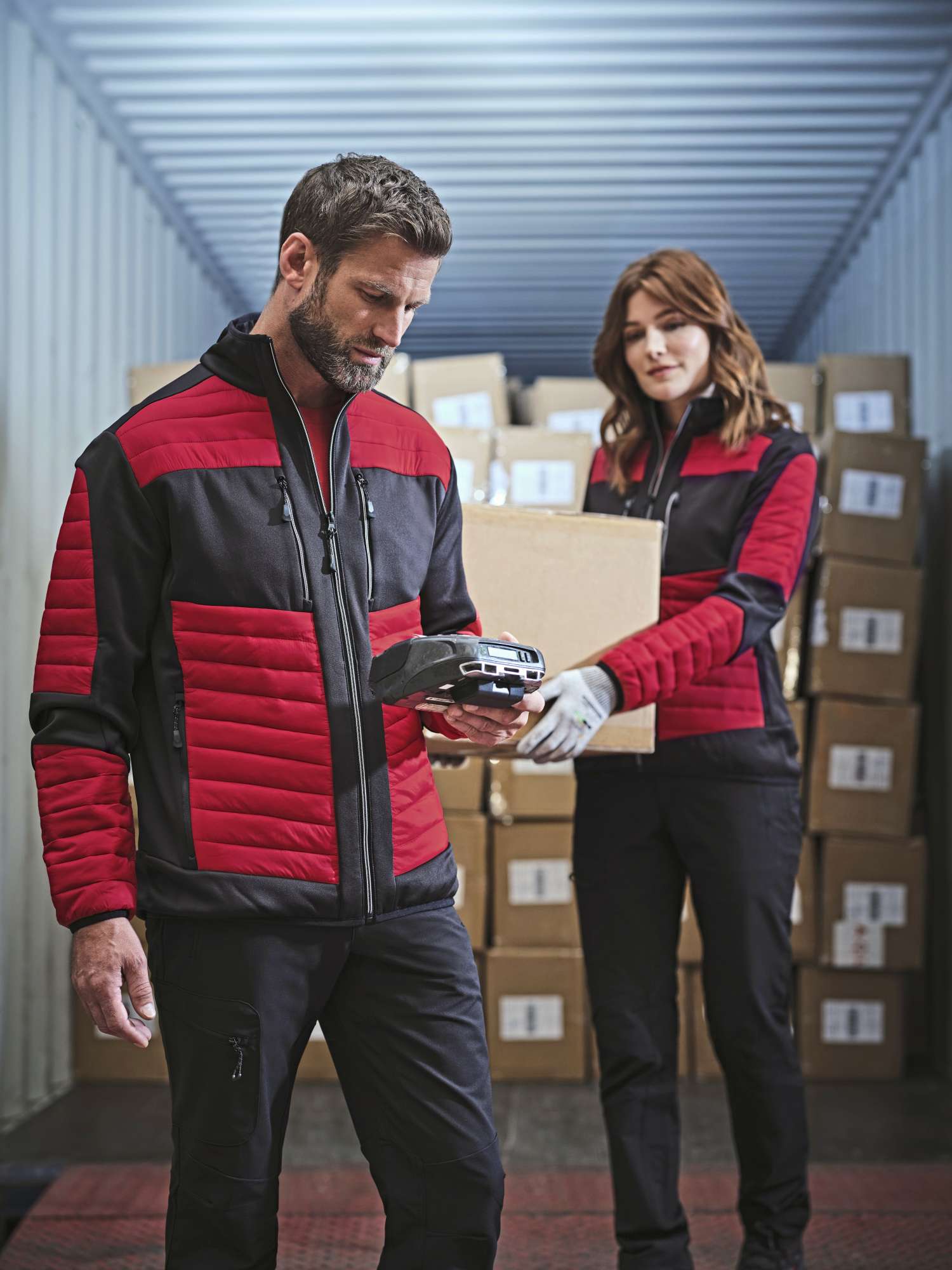 Regatta Professional E-volve Thermo Hybridjacke aus 20d-Polyamid, Ash (Heather)/Black XL, RG563