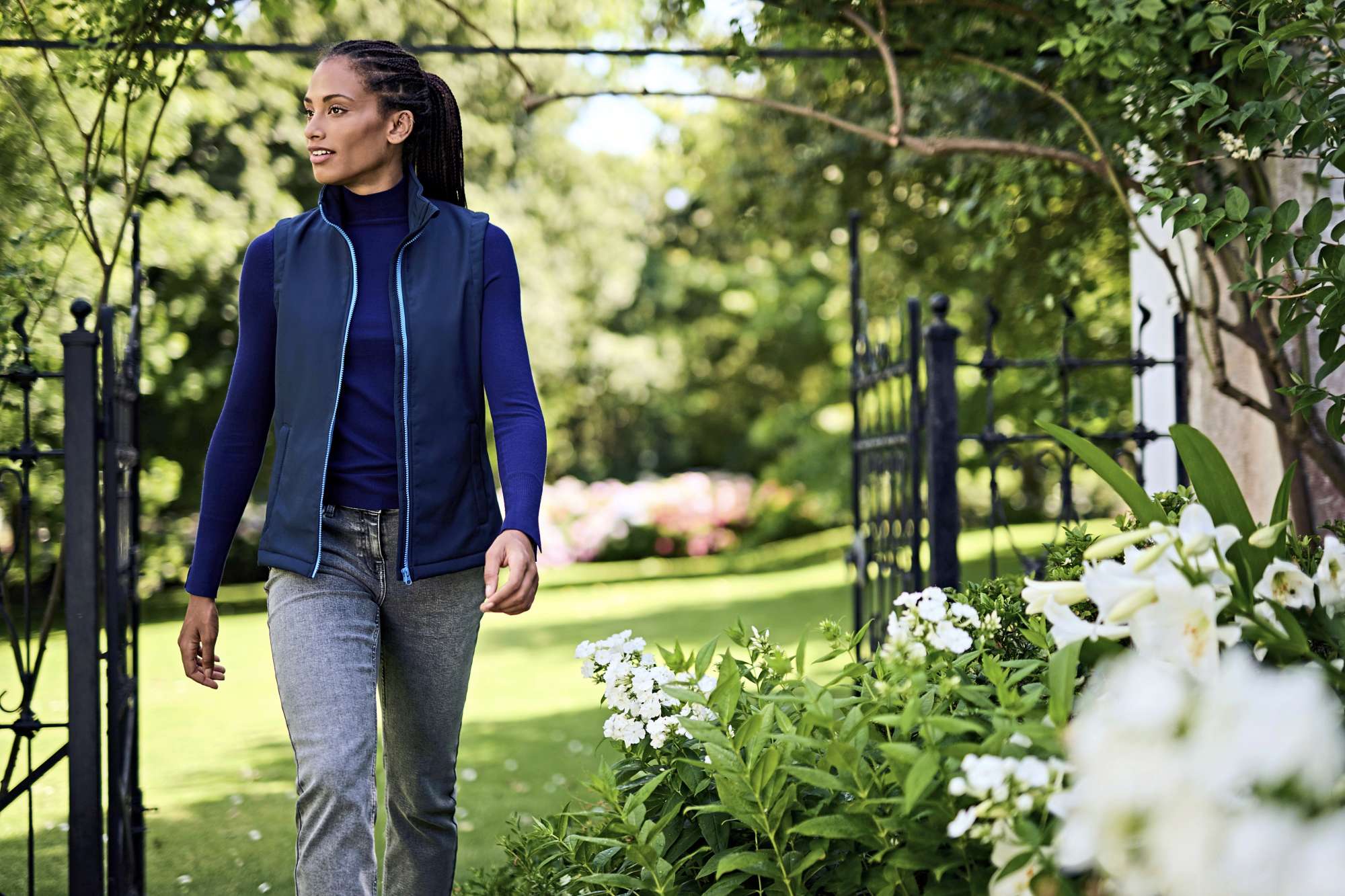 Softshell-Weste mit Druckoption für Damen